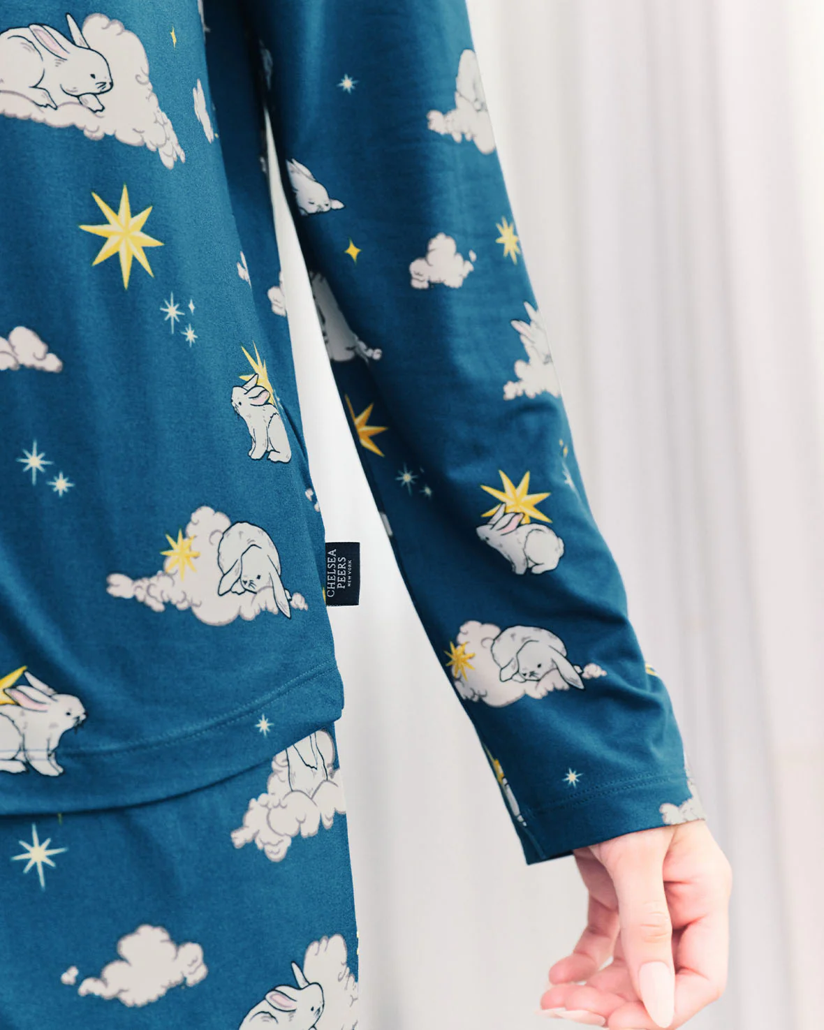 Celestial Bunny Print Long Pyjama Set - Image 4