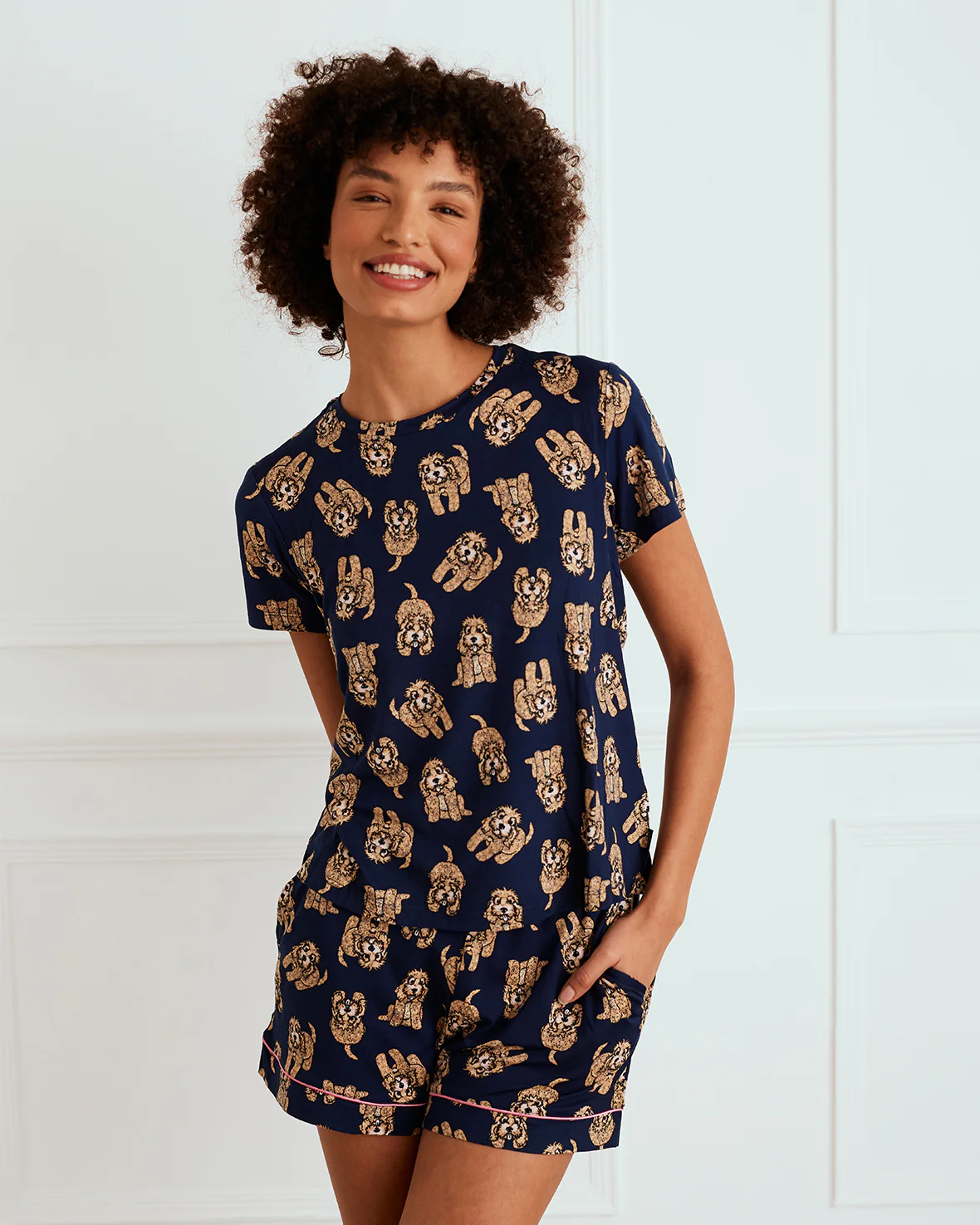 Cockapoo Print Short Pyjama Set - Image 3