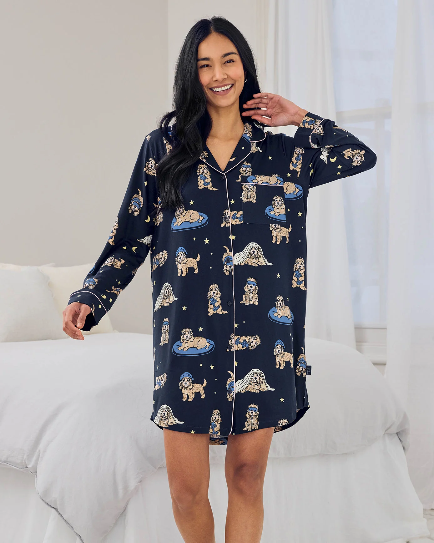 Cockapoo Snooze Print Nightshirt - Image 3