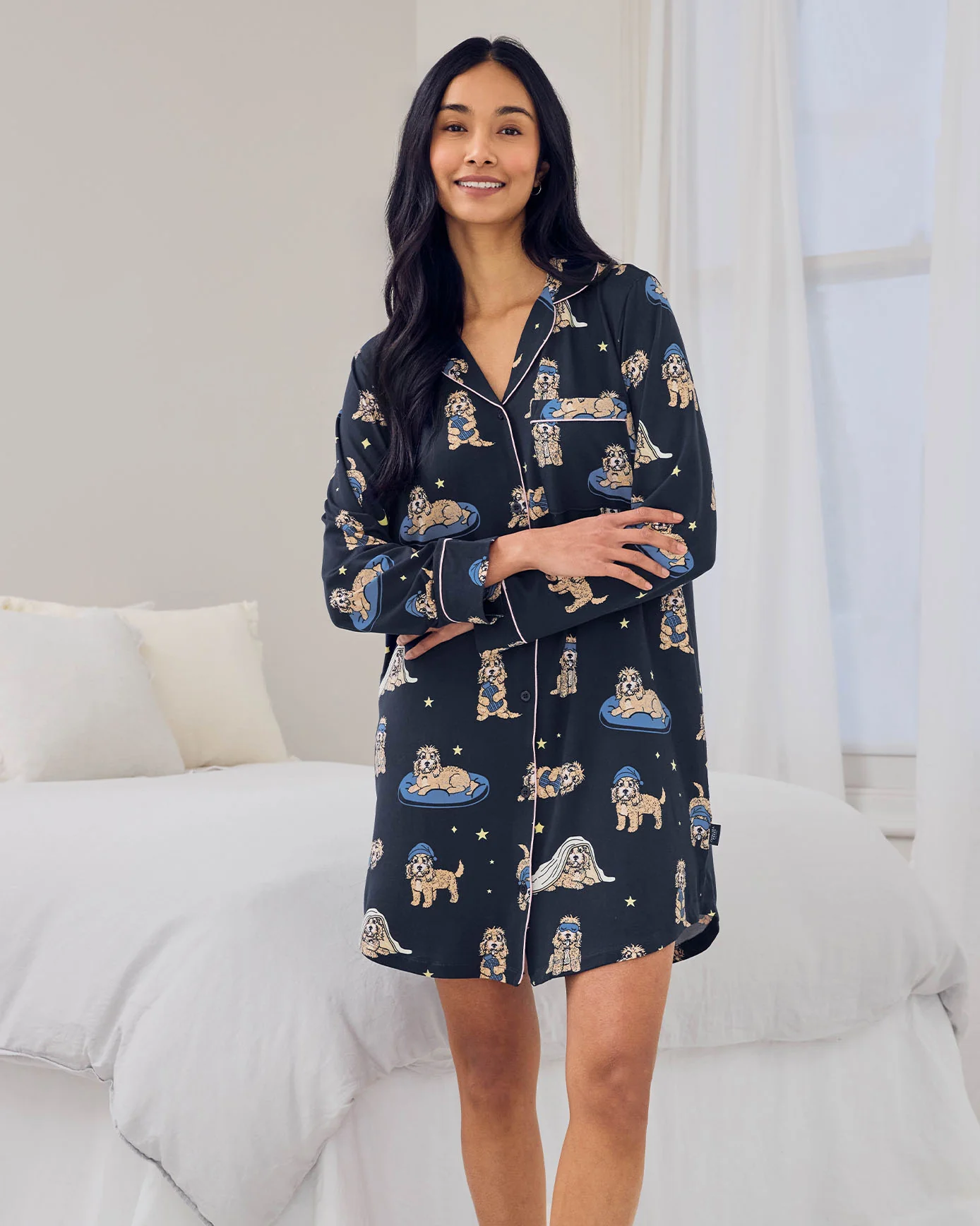 Cockapoo Snooze Print Nightshirt - Image 4