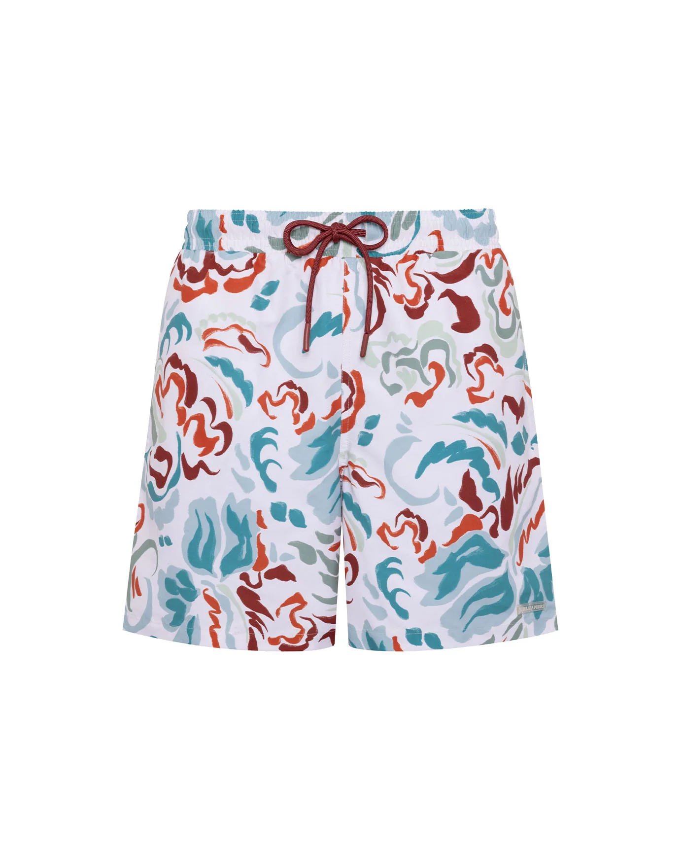 Coral Mirage Print Swim Shorts - Image 5