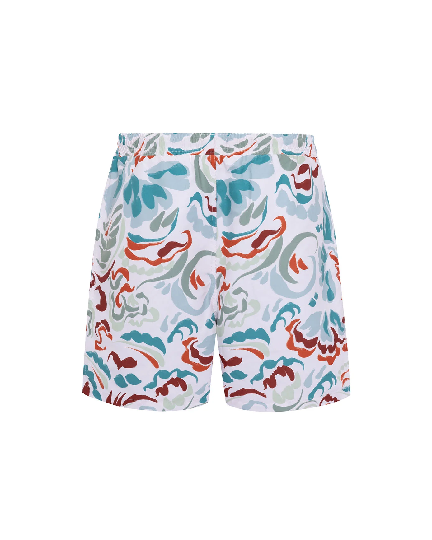 Coral Mirage Print Swim Shorts - Image 6