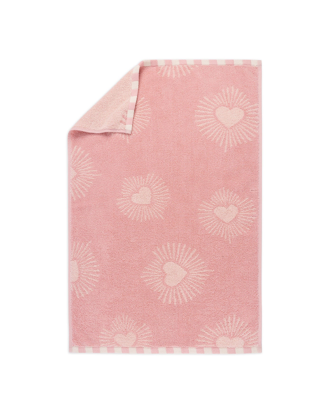 Cotton Radiant Hearts Print Towel - Image 4