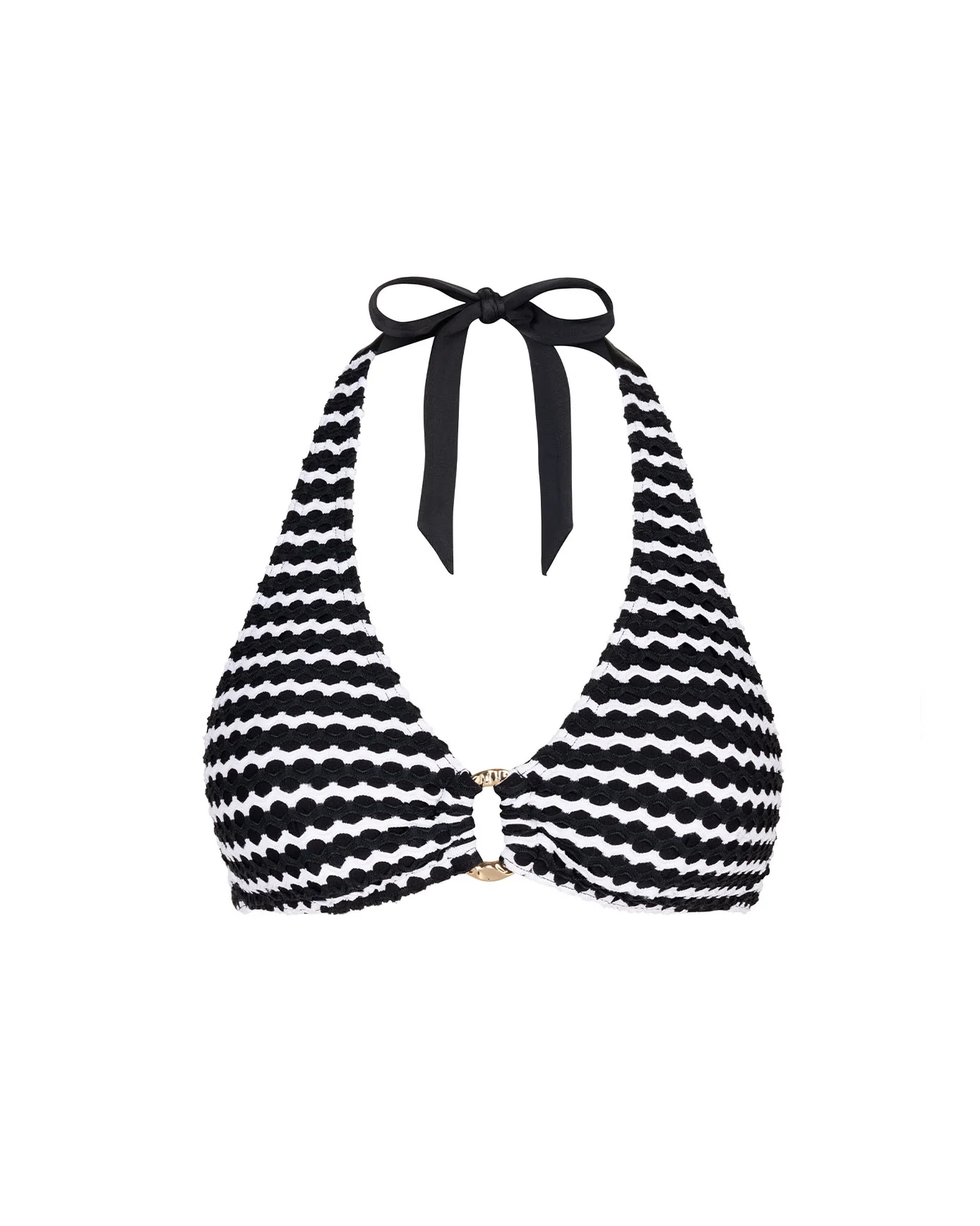 Crochet Halterneck Bikini Top - Image 5