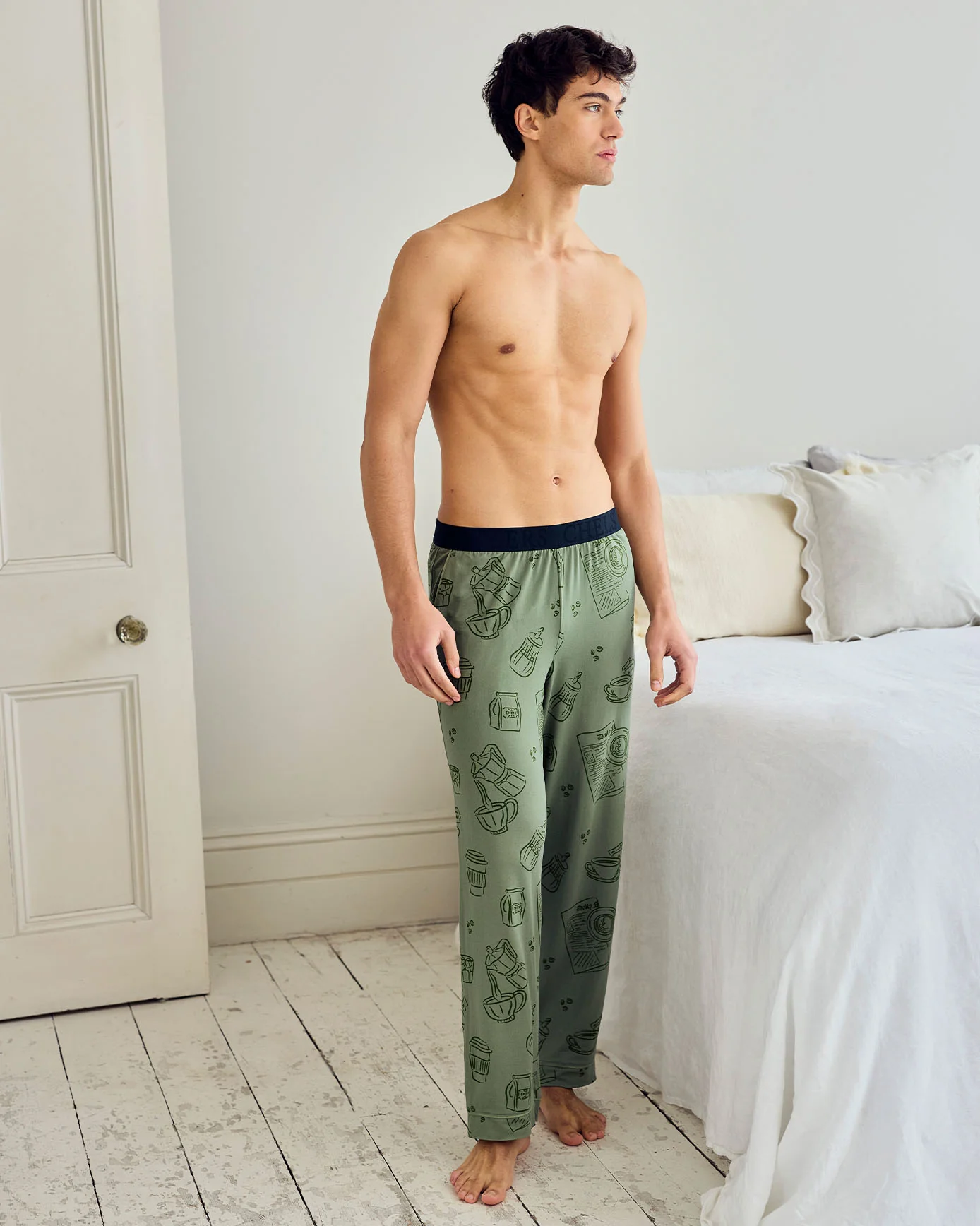 Daily Grind Print Long Pyjama Bottoms