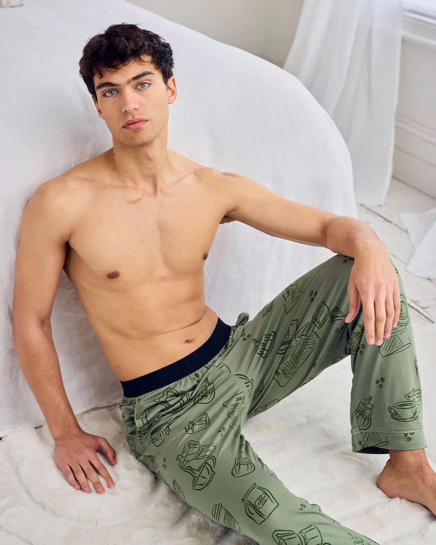 Daily Grind Print Long Pyjama Bottoms - Image 2