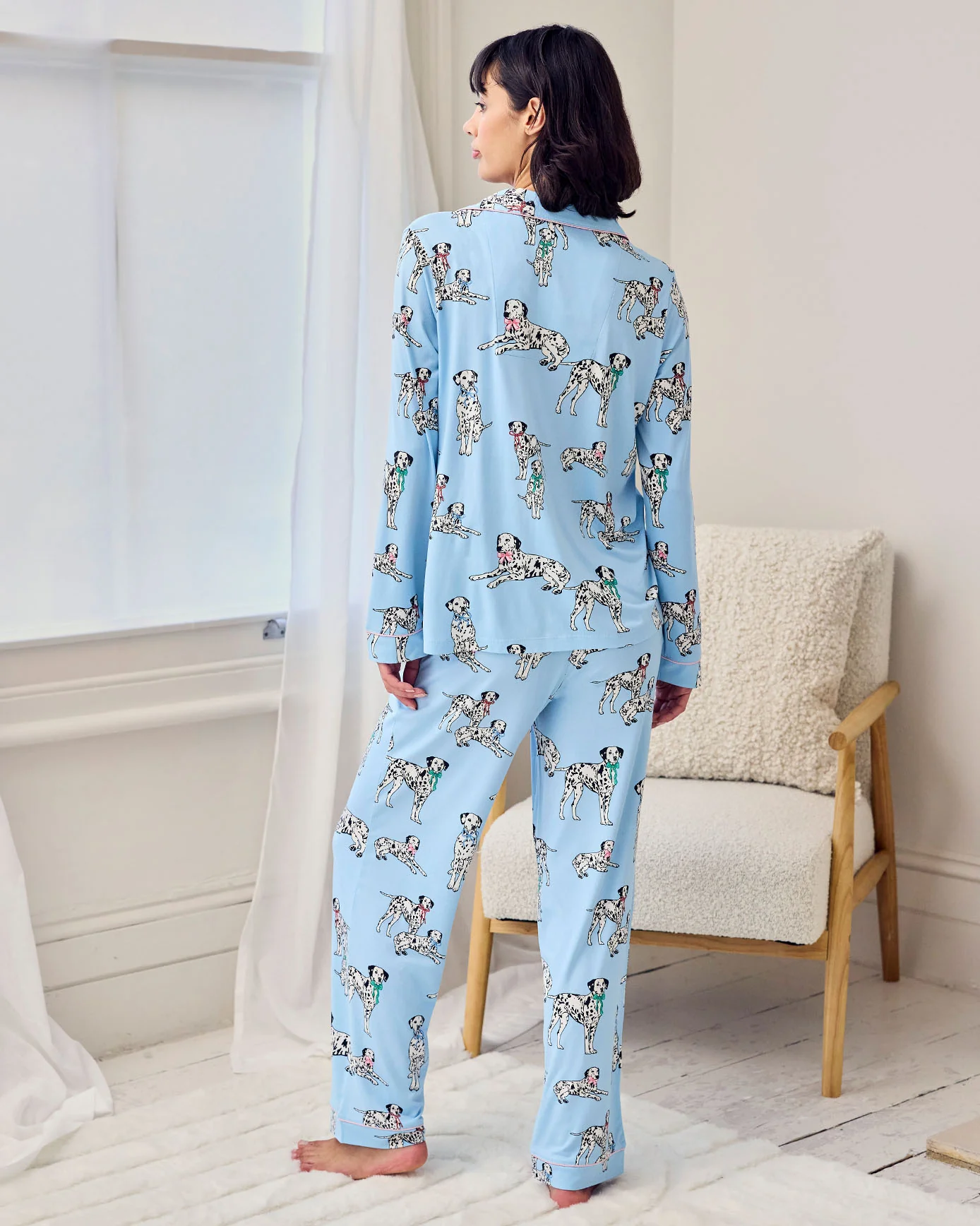 Dalmatian Dogs Print Long Pyjama Set - Image 4