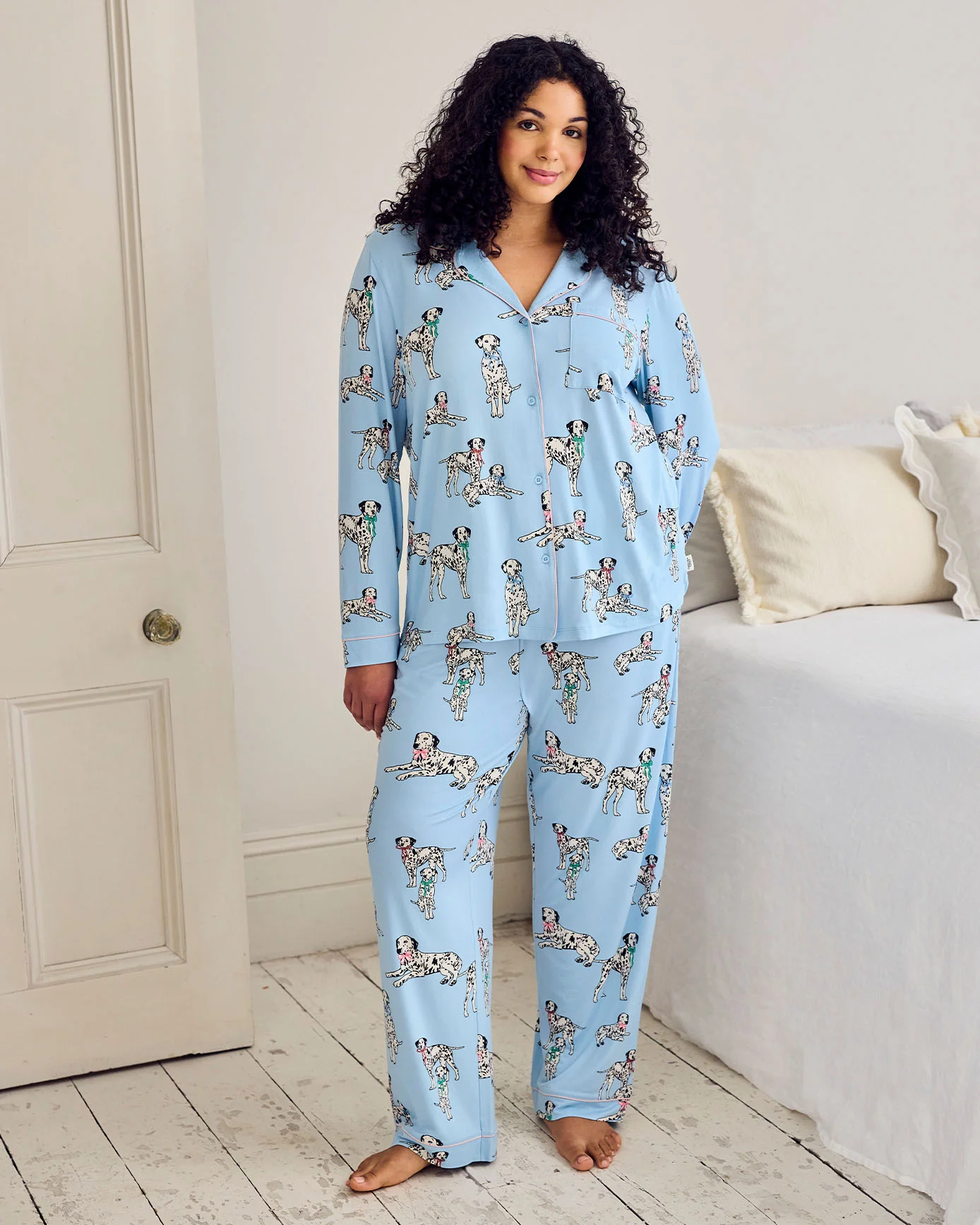 Dalmatian Dogs Print Long Pyjama Set - Image 6
