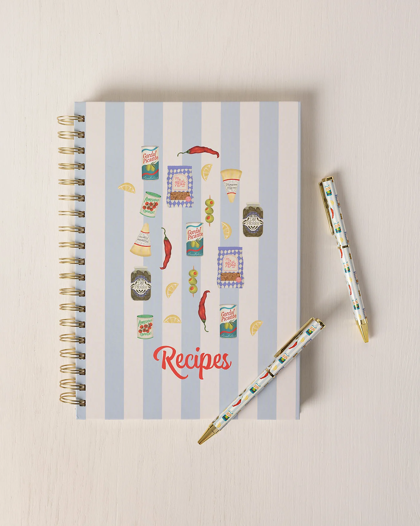 Deli Stripe Print Two Pack Boxed Pen Set - Image 4