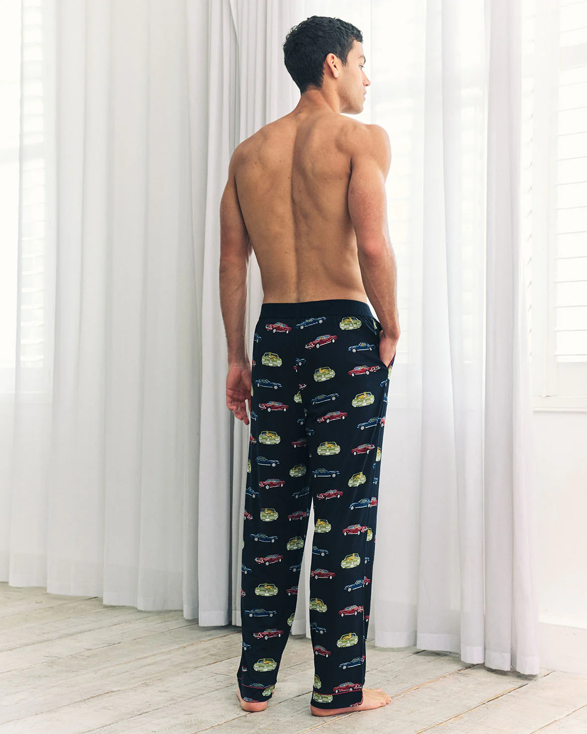 Driving Leopards Print Long Pyjama Bottoms - Image 4