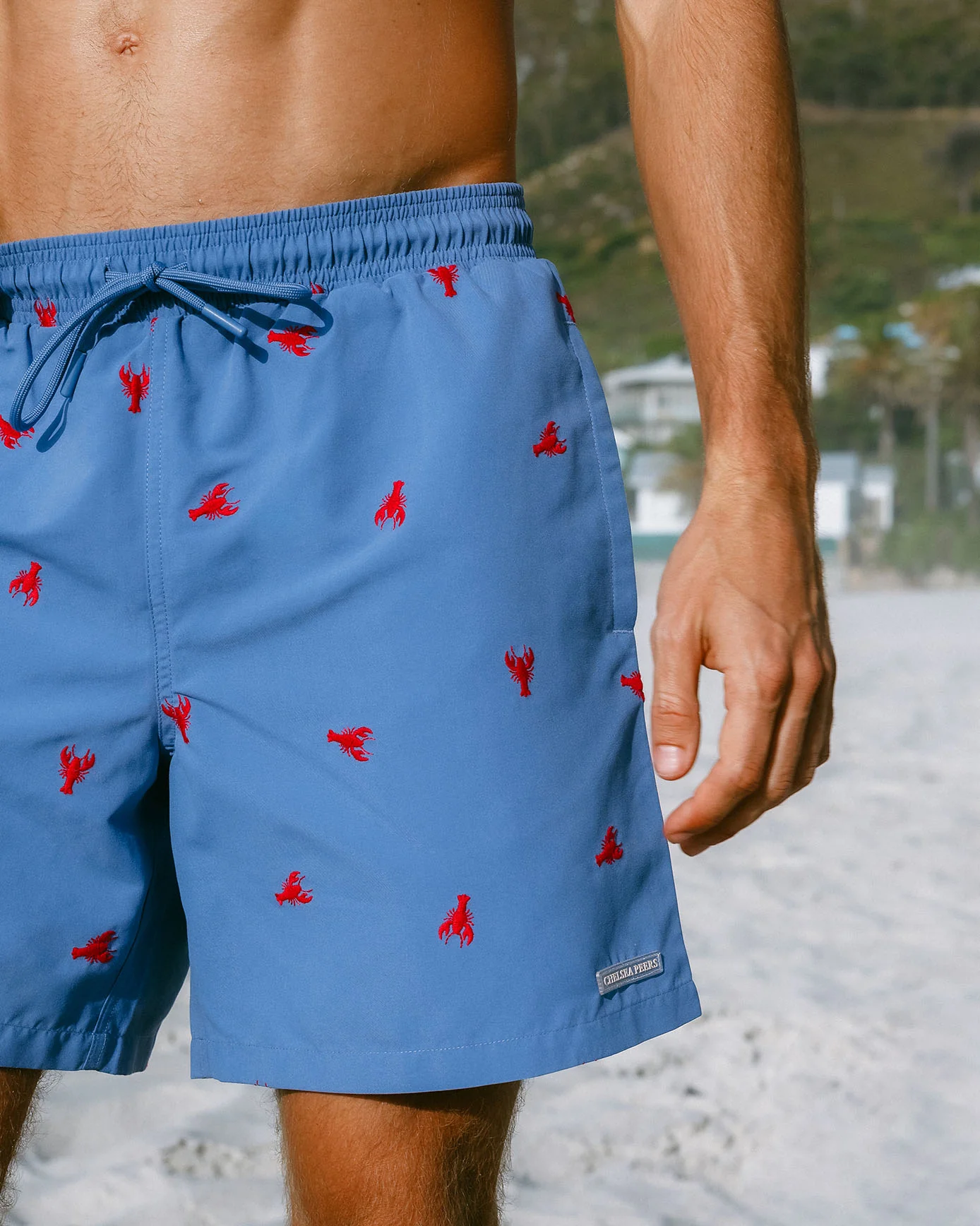 Embroidered Lobster Swim Shorts - Image 3