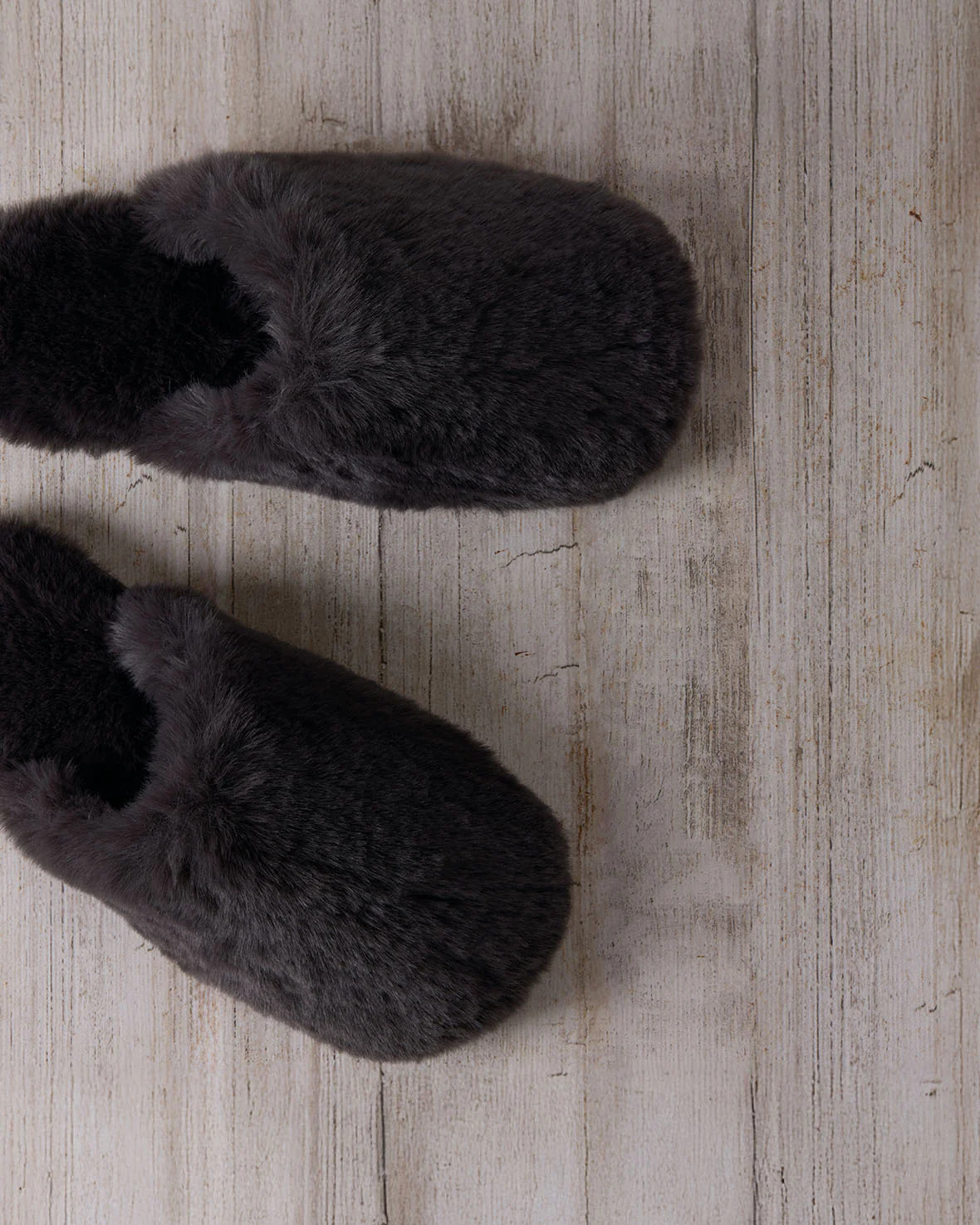 Faux Fur Slip-On Mule Slippers - Image 4