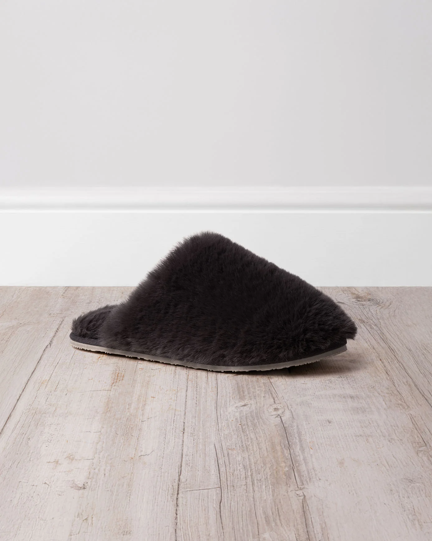 Faux Fur Slip-On Mule Slippers - Image 5