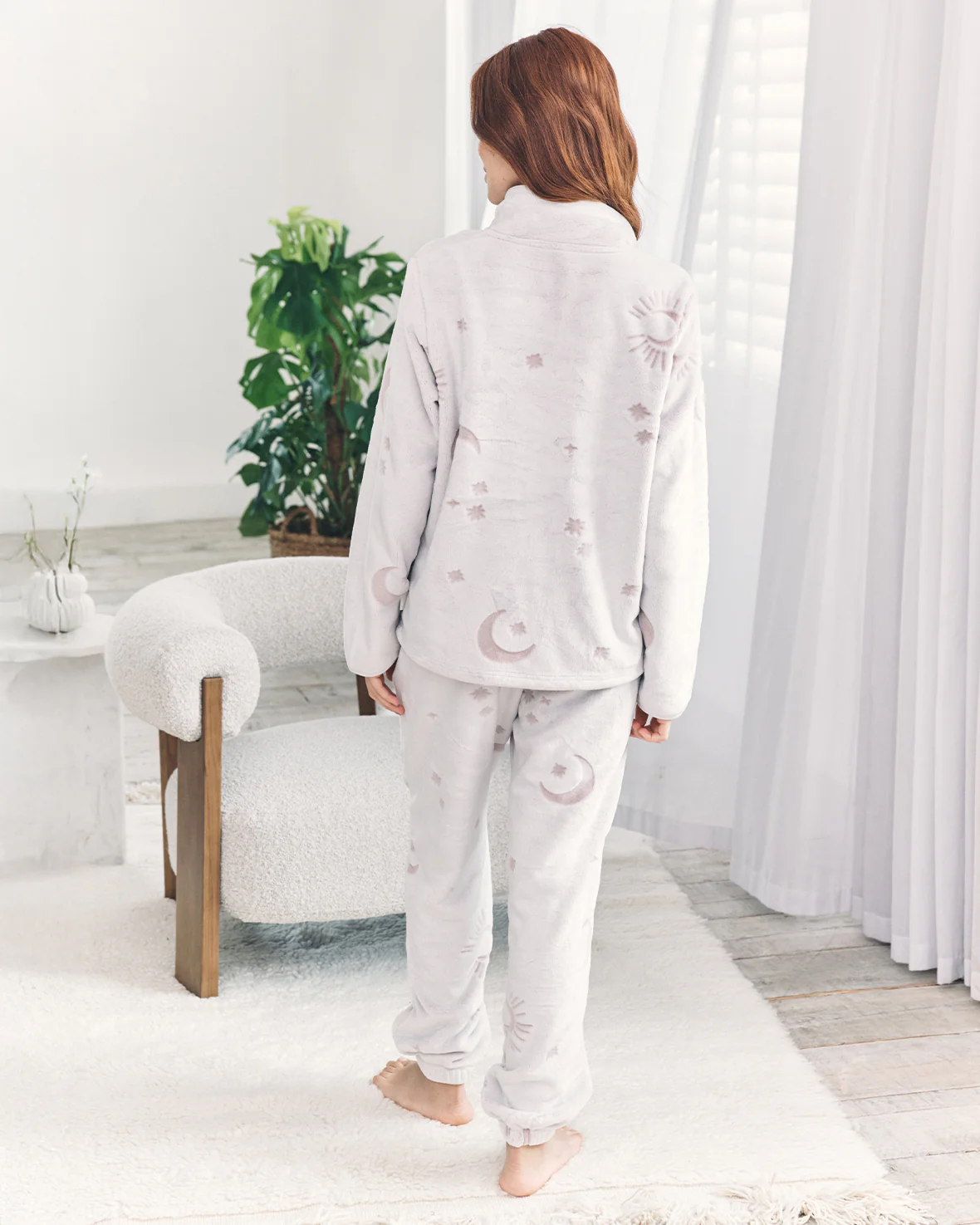 Fleece Burnout Cosmic Constellations Sweatshirt & Jogger Co-ord - Image 6