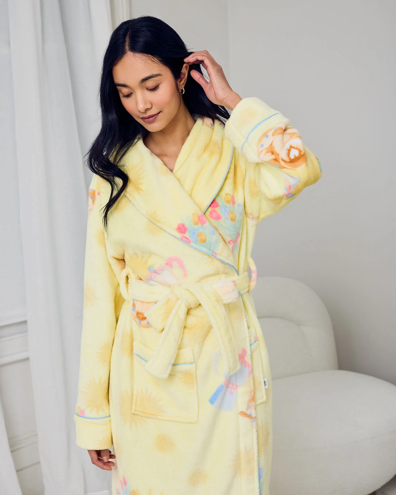 Fleece Slow Mornings Dressing Gown - Image 2