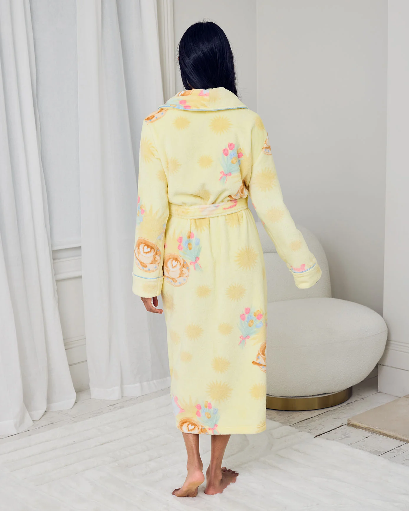 Fleece Slow Mornings Dressing Gown - Image 4