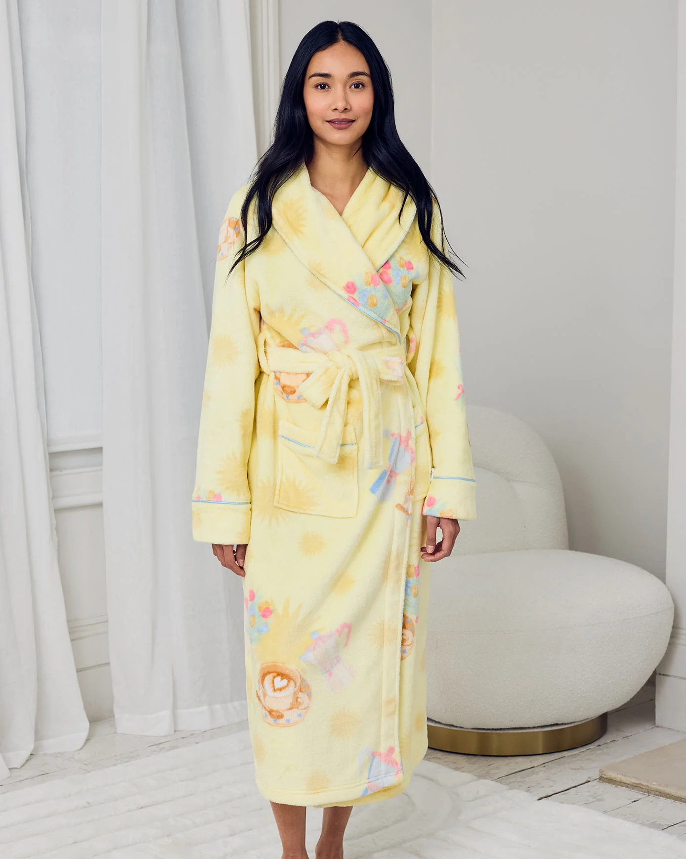 Fleece Slow Mornings Dressing Gown - Image 5
