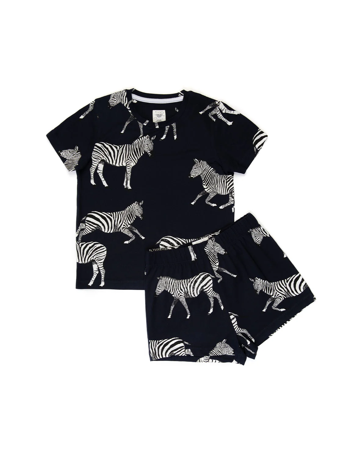 Kids Zebra Print Short Pyjama Set - Image 3