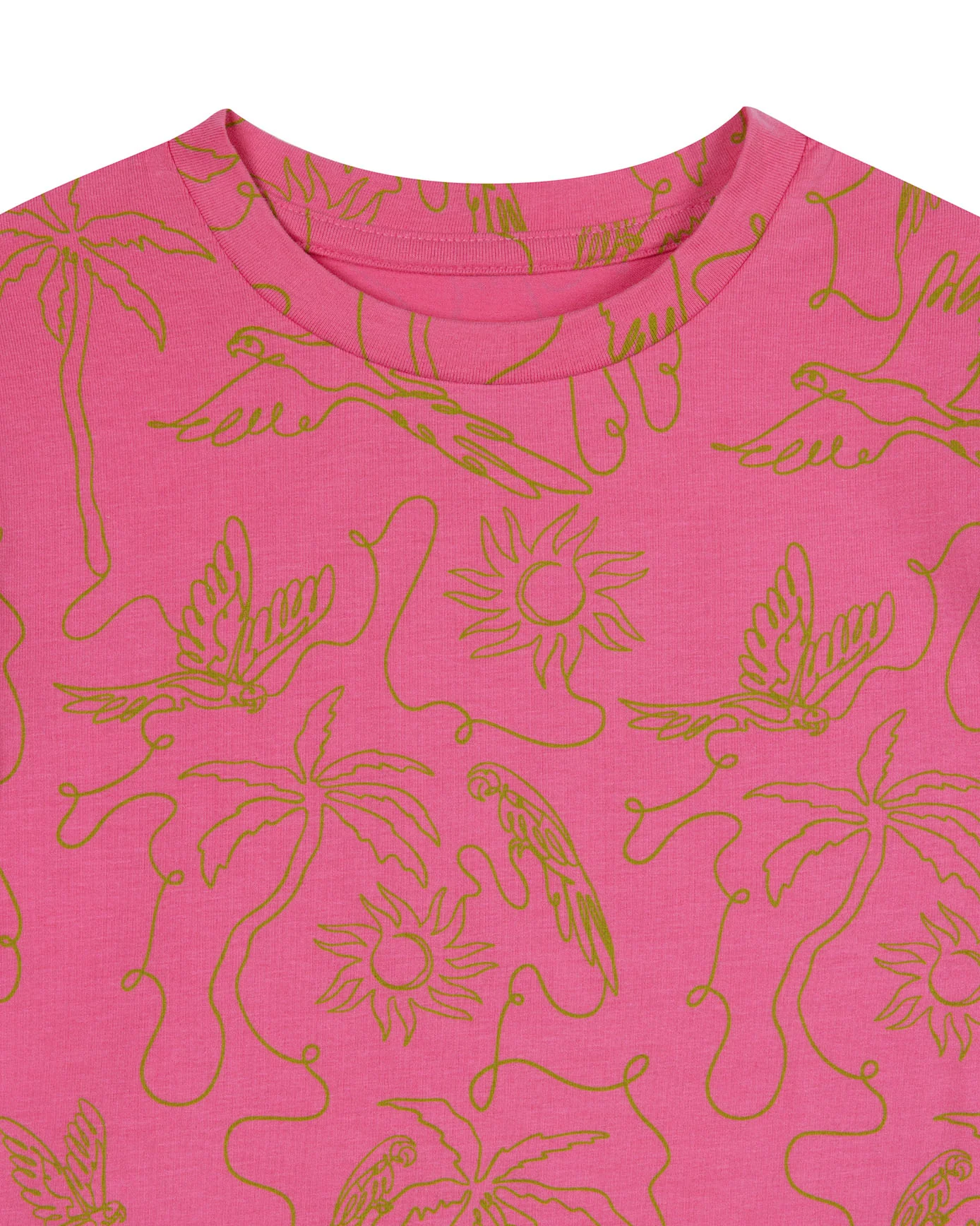 Kids Organic Cotton Fiesta Graphic Print Short Pyjama Set - Image 5