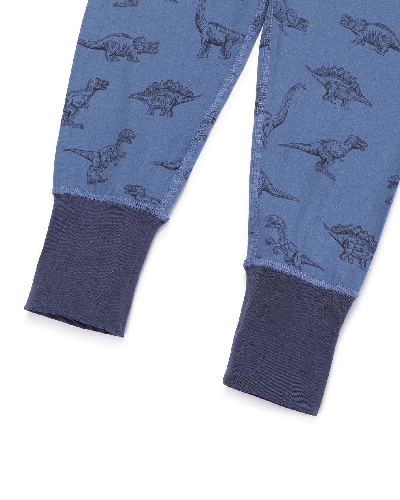 Kids Tonal Dinosaur Print Long Pyjama Set - Image 3