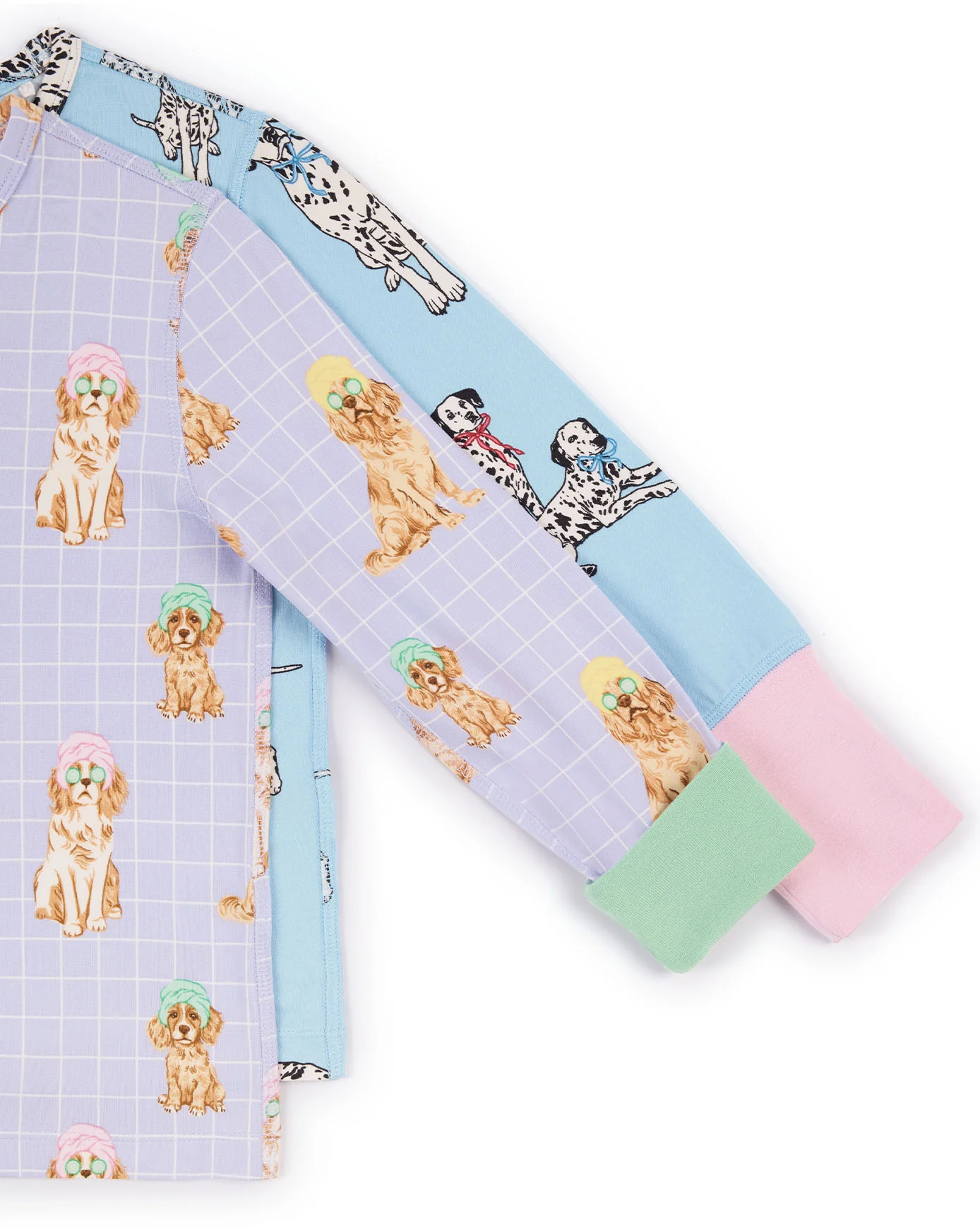 Kids Two Pack Spa Dogs / Dalmatians Long Pyjama Sets - Image 4