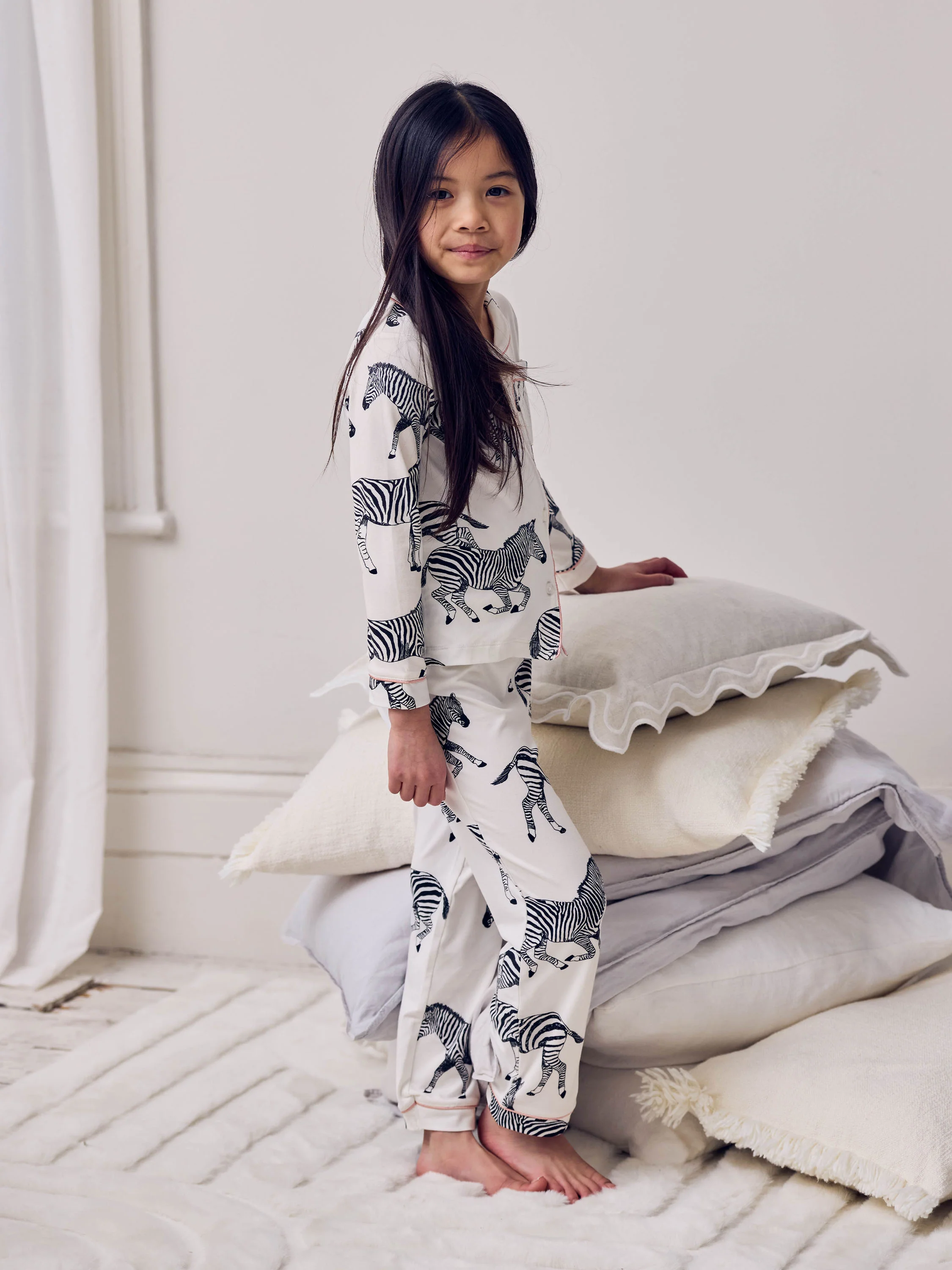 Kids Zebra Print Long Pyjama Set - Image 3