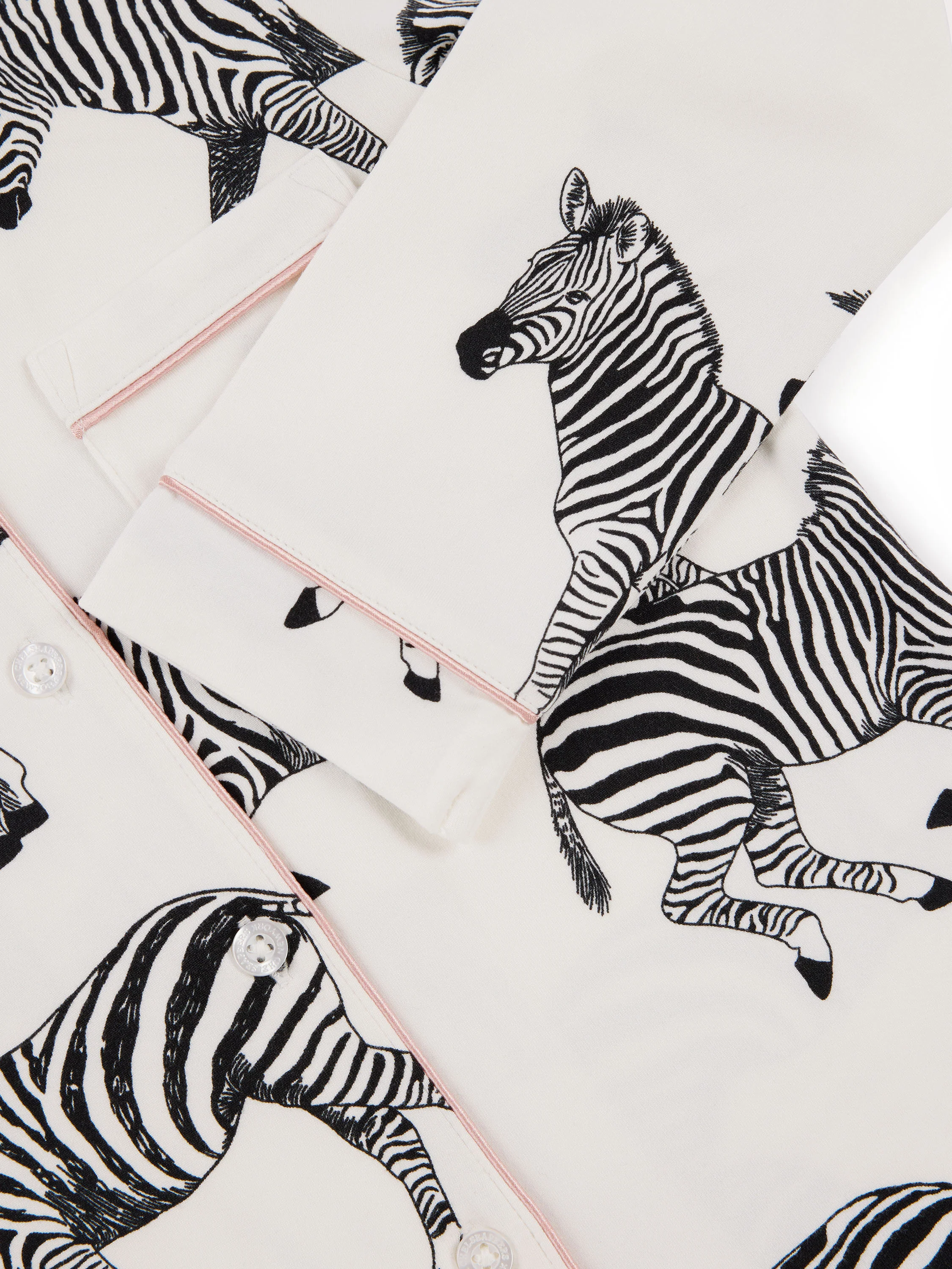 Kids Zebra Print Long Pyjama Set - Image 5