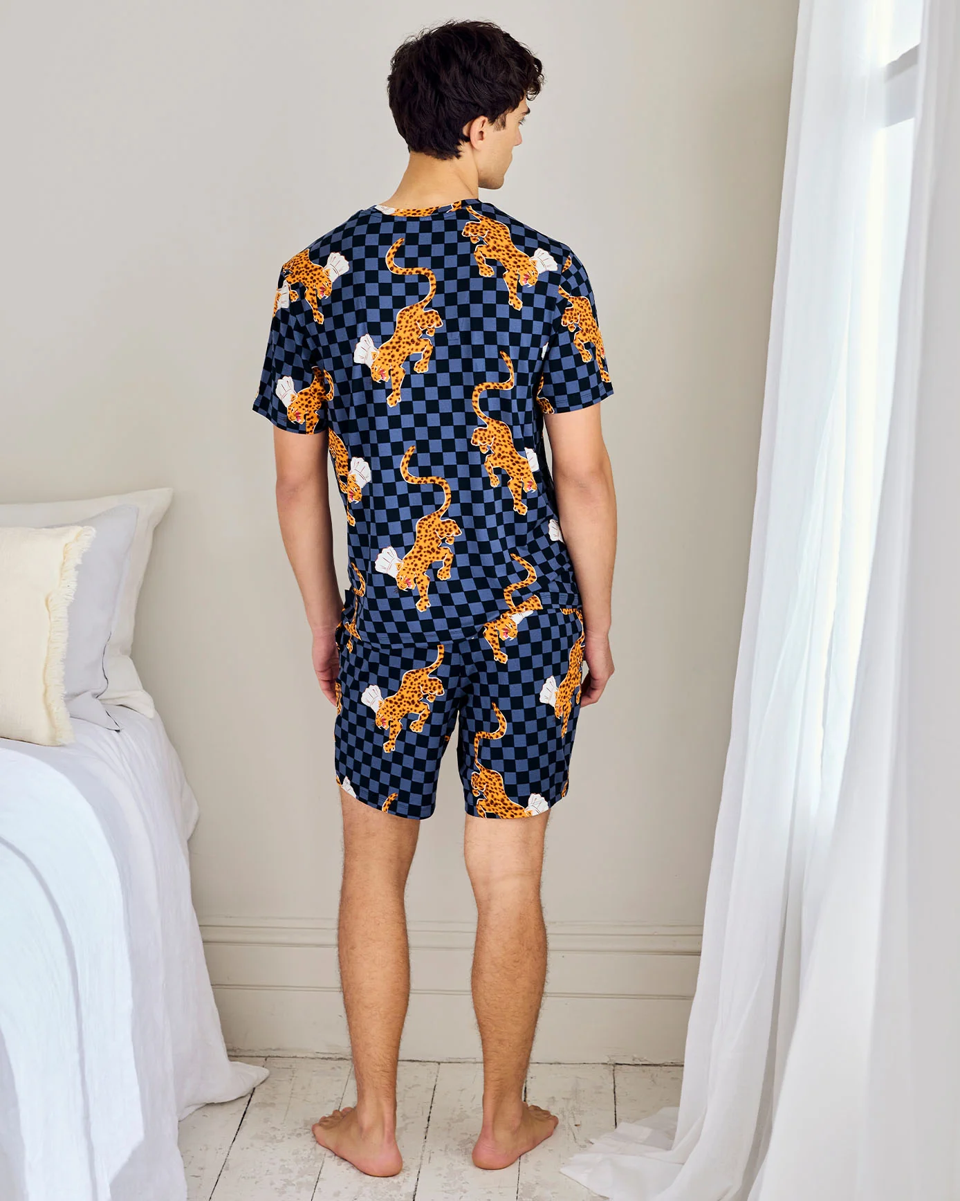 Leopard Chef Print Crew Short Pyjama Set - Image 4