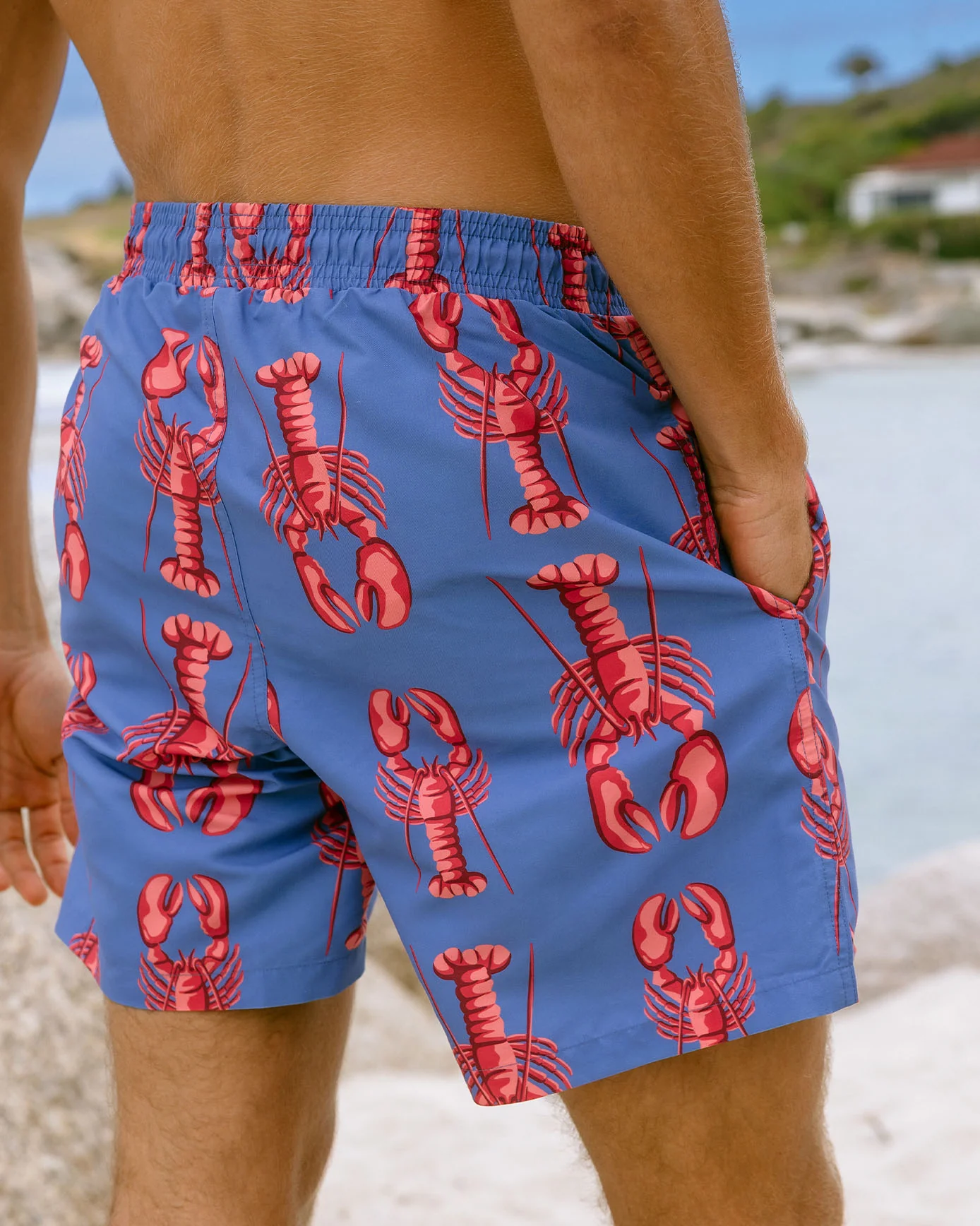 Lobster Print Swim Shorts - Image 5