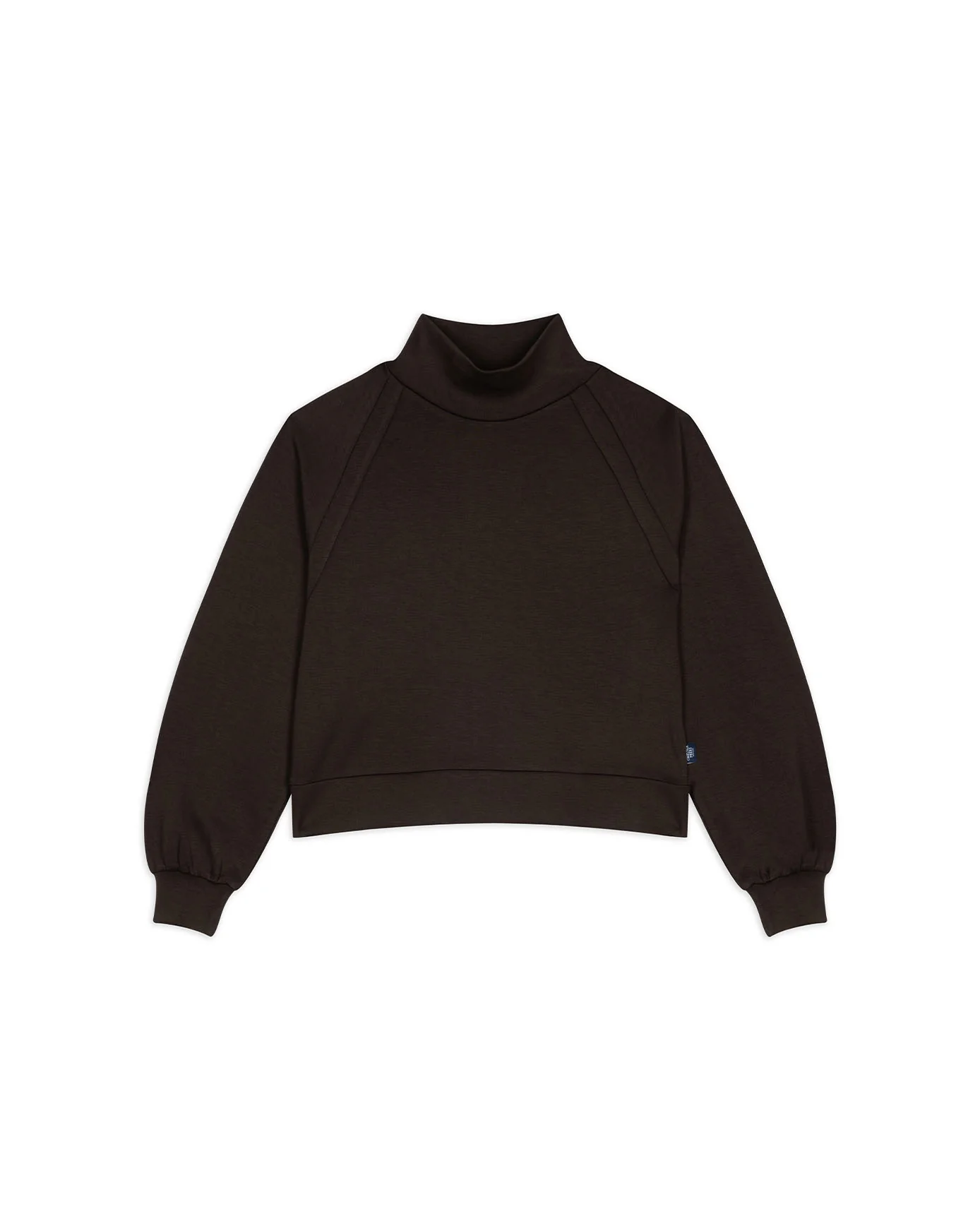 LuxeComfort Scuba Sweatshirt - Brown - Image 5