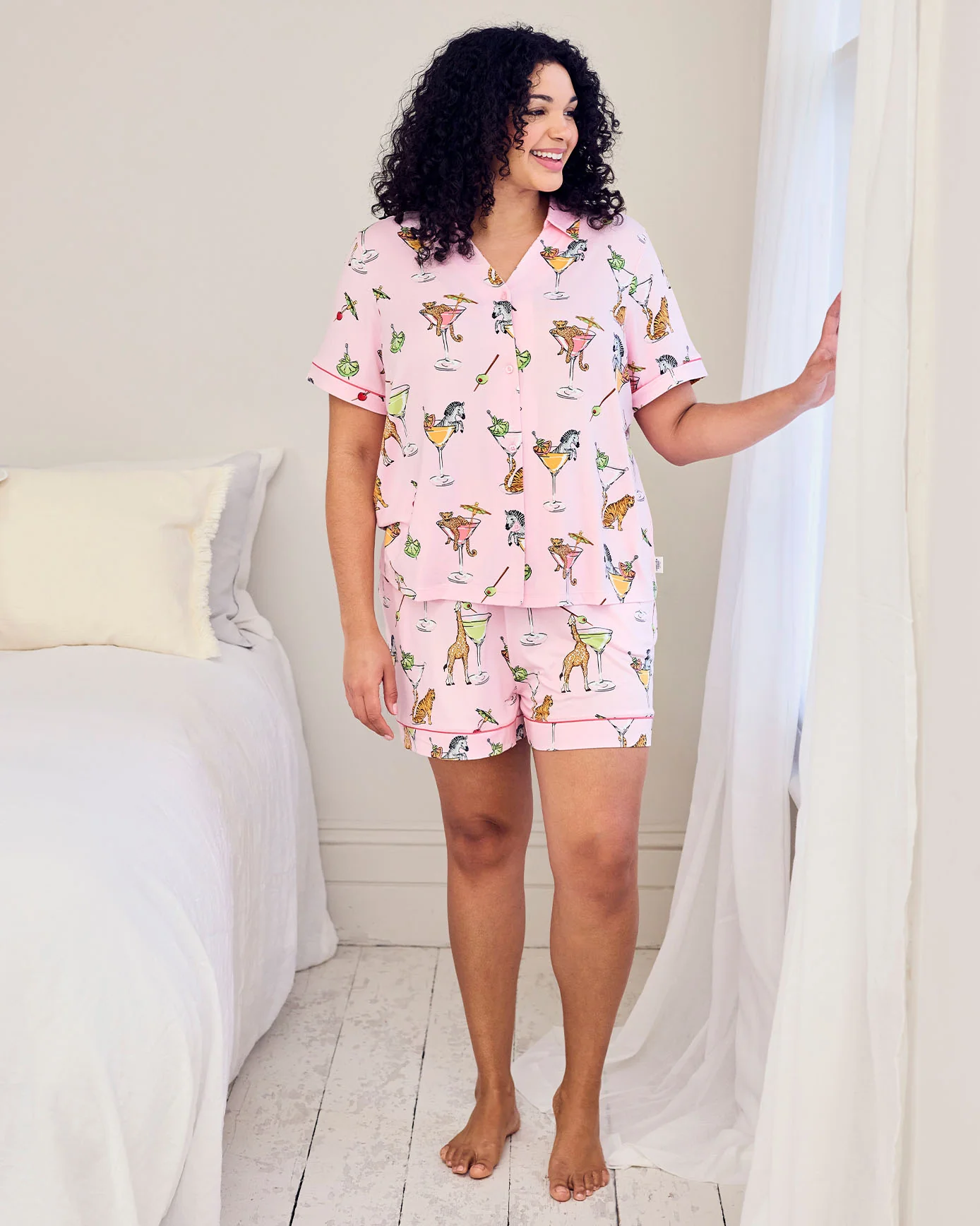 Martini Animals Print Short Pyjama Set - Image 6