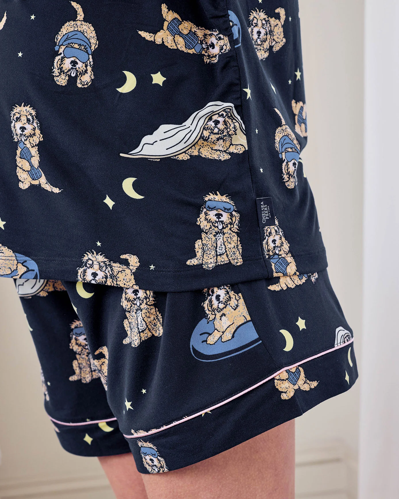 Maternity Cockapoo Snooze Print Short Pyjama Set - Image 5