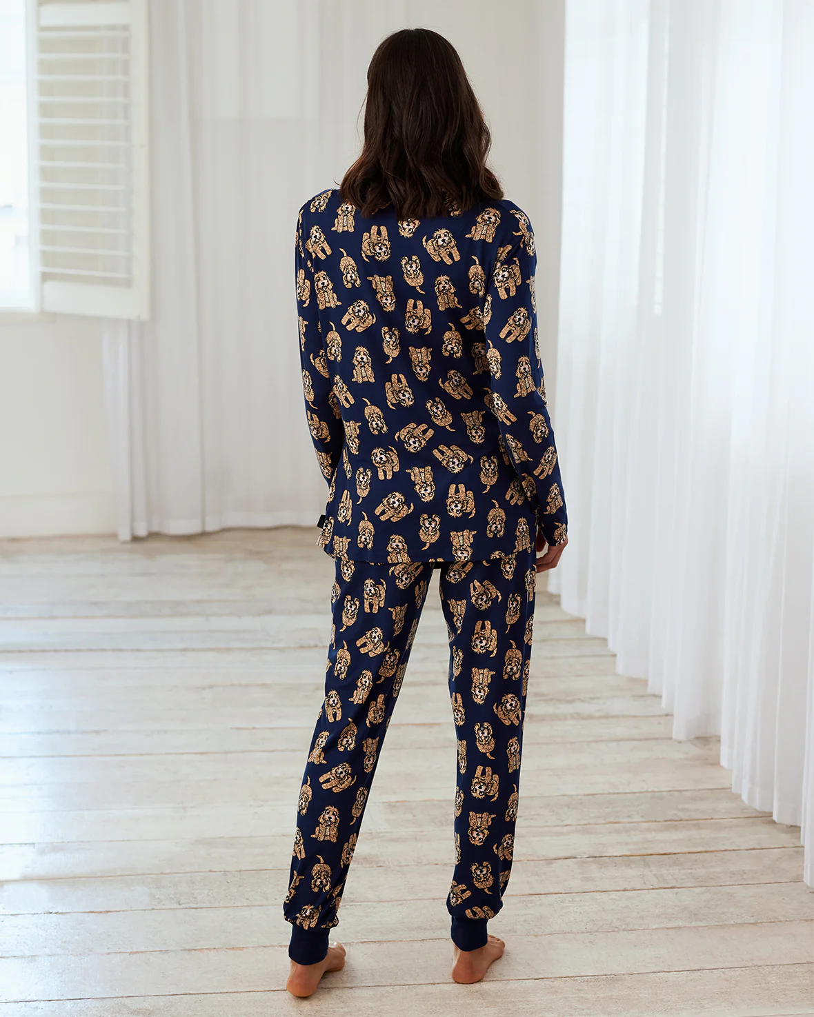 Maternity Cockapoo Print Long Pyjama Set - Image 5