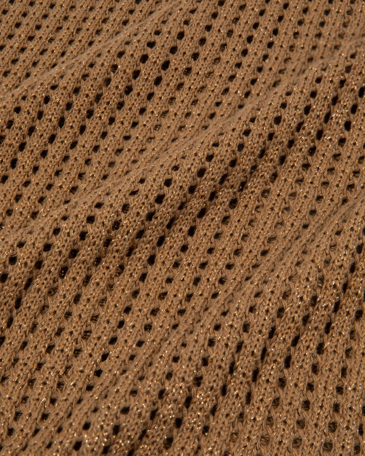 Metallic Knit Short Sleeve Shirt - Image 6