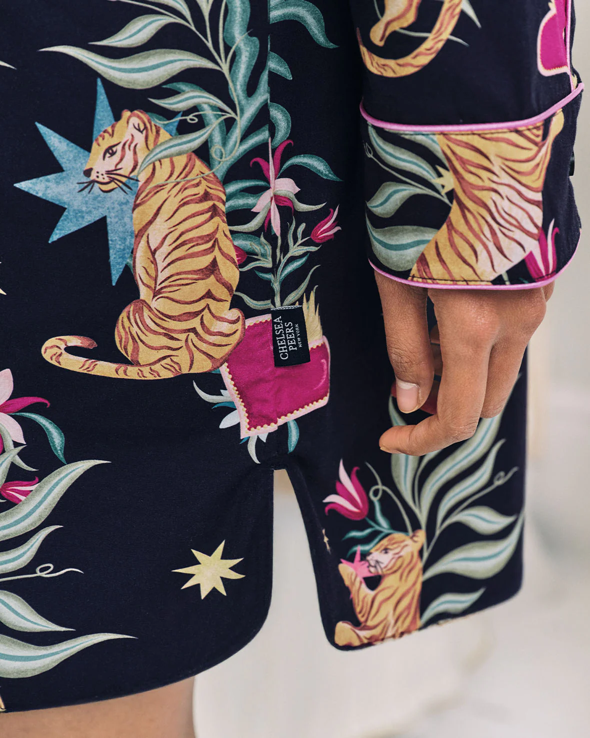 Organic Cotton Enchanted Tiger Print Nightshirt - Image 3