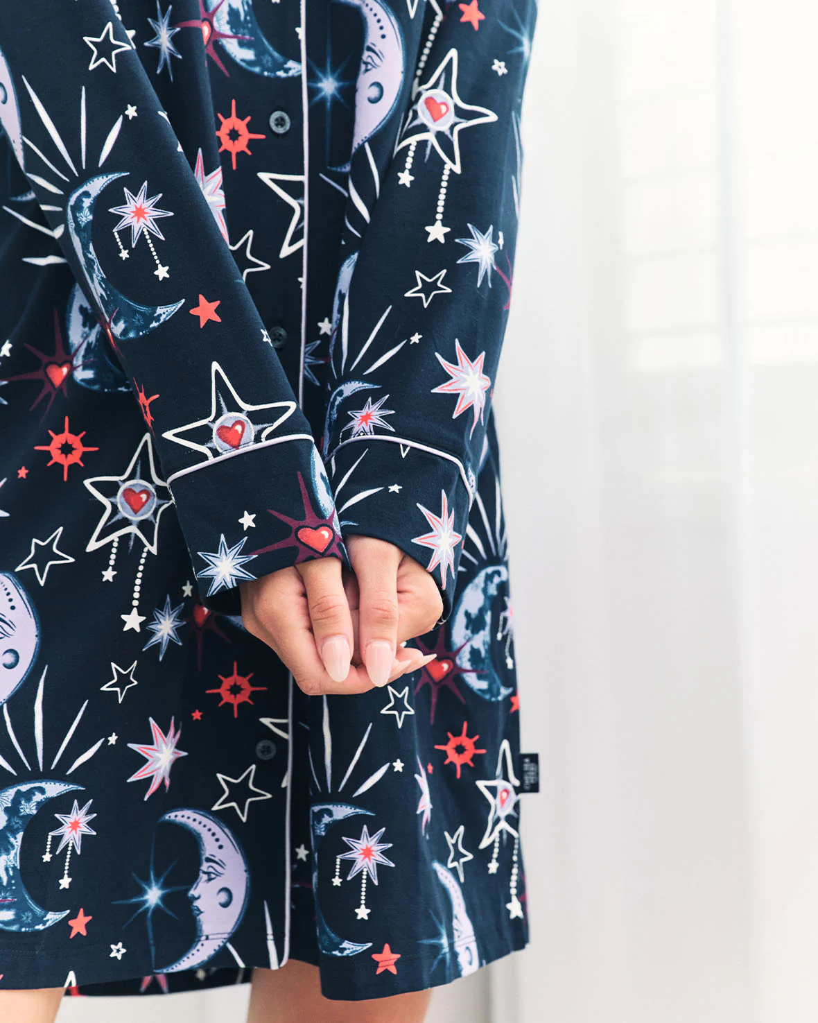 Organic Cotton Mystic Moon Print Nightshirt - Image 3