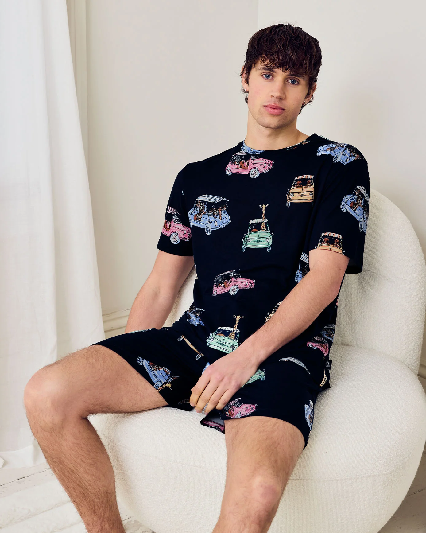 Safari Drive Print Short Pyjama Set - Image 2
