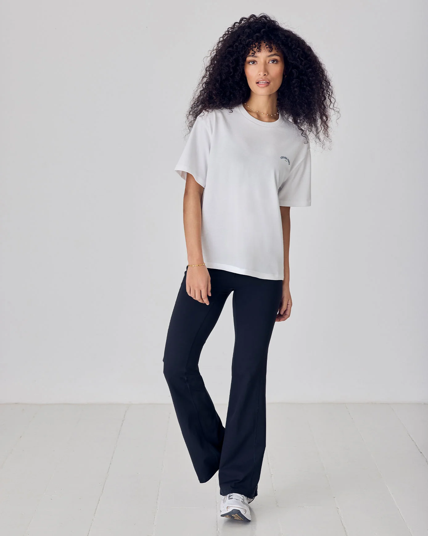 SoftSculpt Folded Waist Flared Leggings - Black