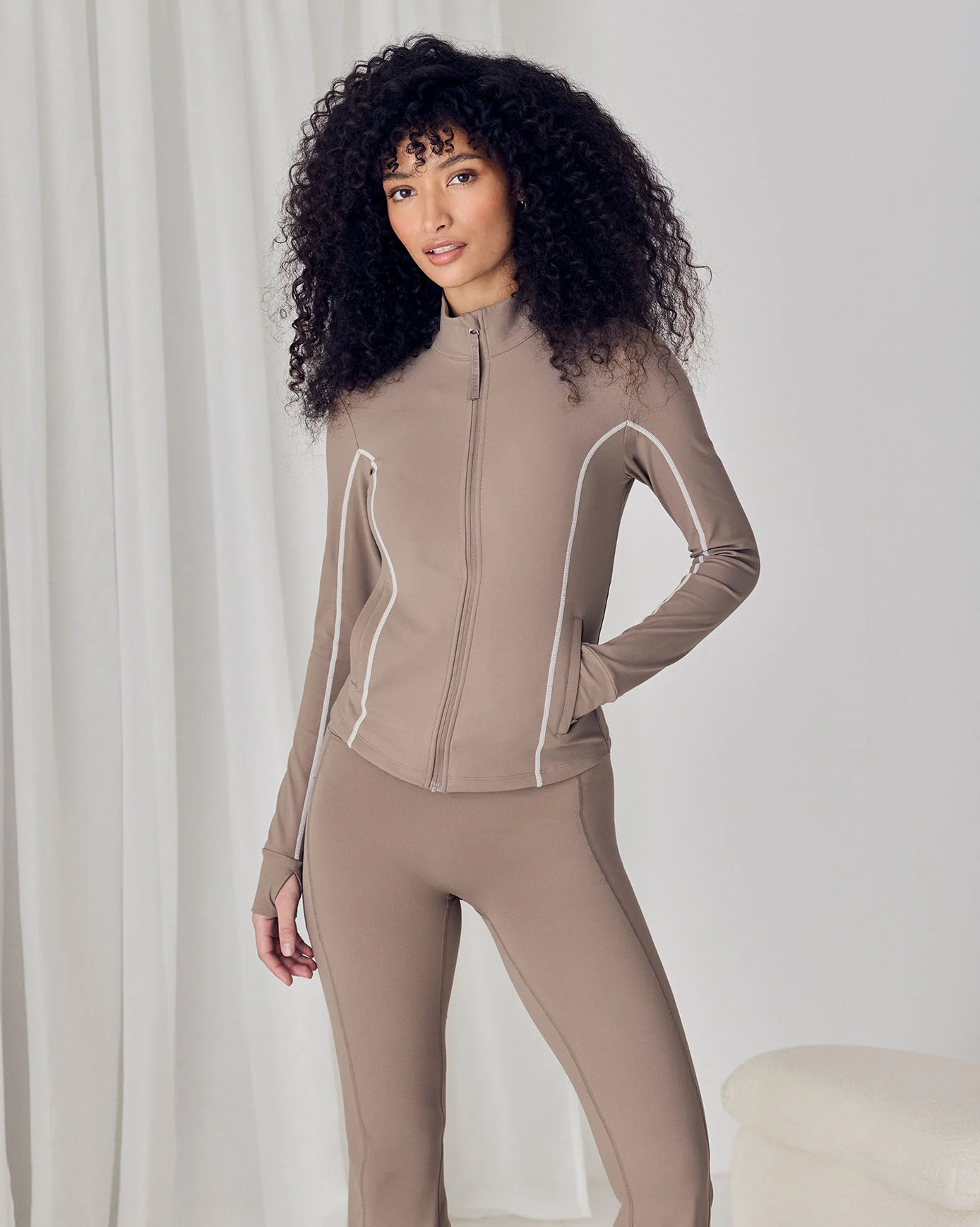 SoftSculpt Jacket - Latte - Image 2