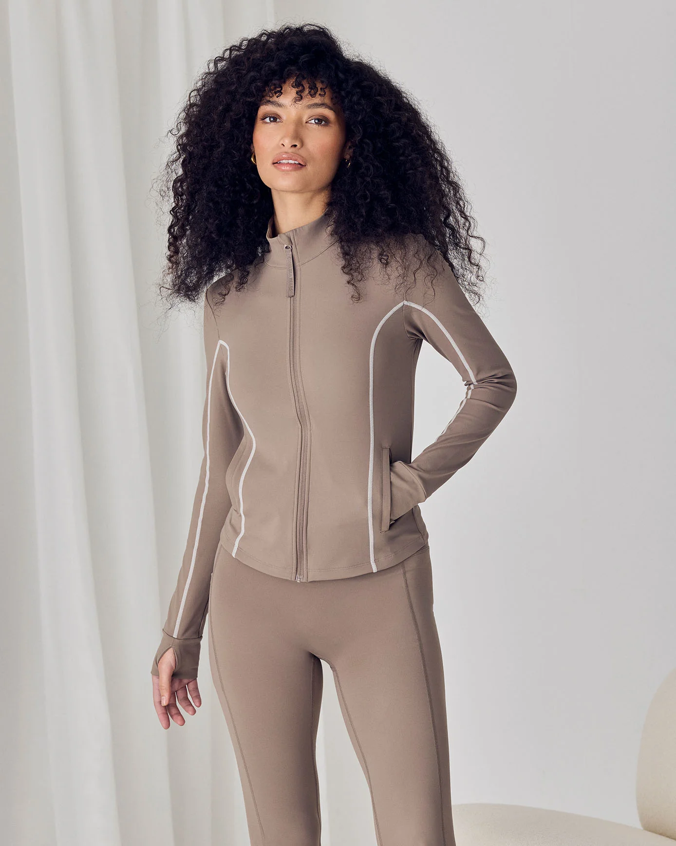 SoftSculpt Jacket - Latte - Image 5