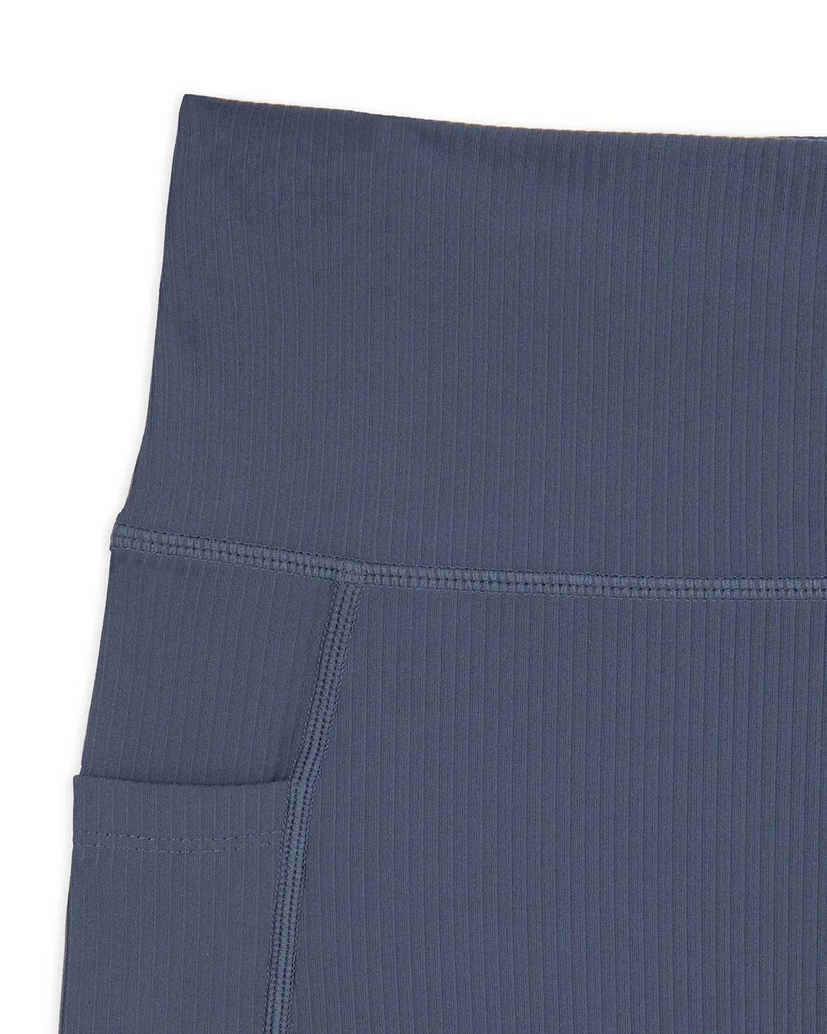SoftSculpt Rib Cycling Shorts - Charcoal - Image 4