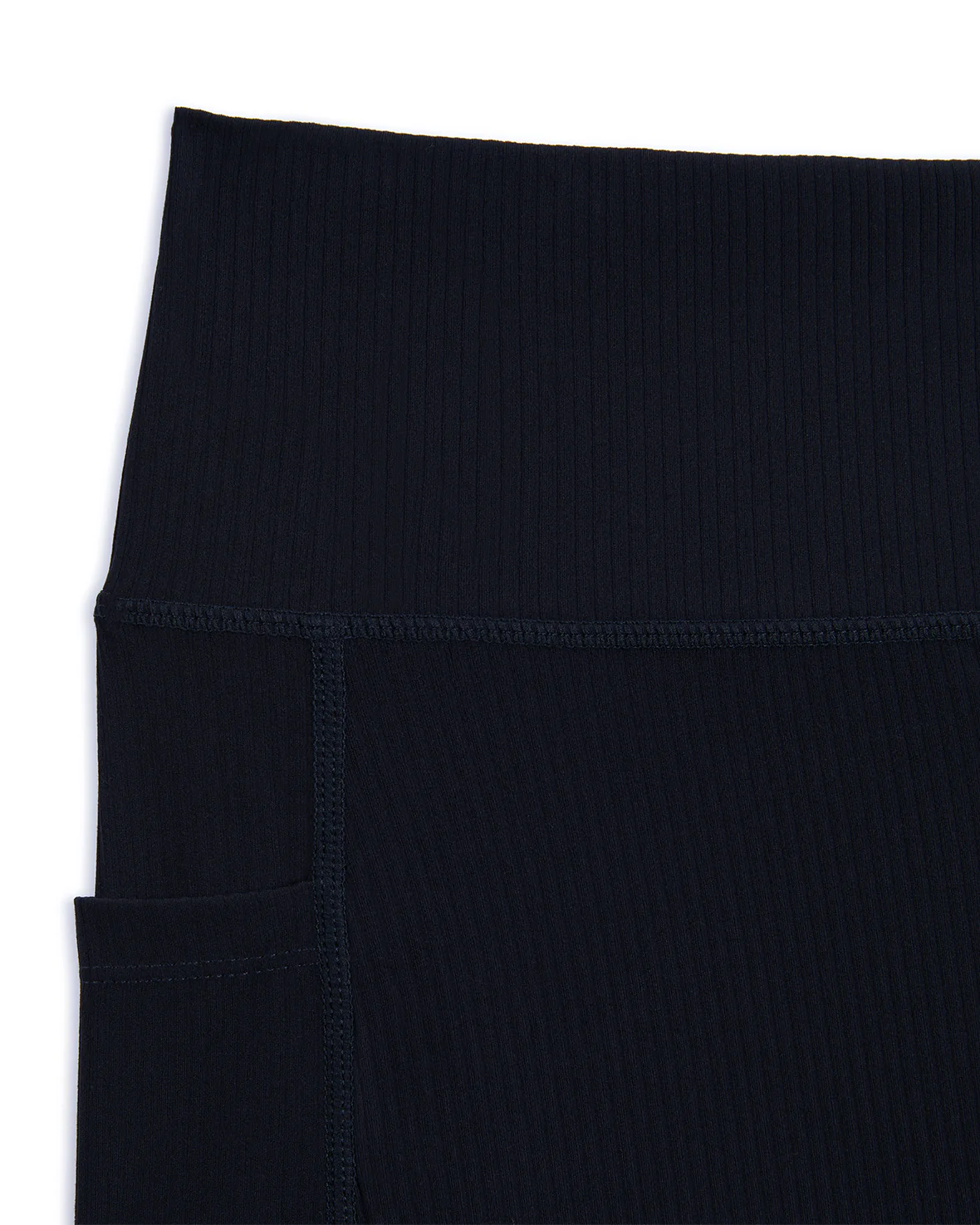 SoftSculpt Rib Flared Leggings - Black - Image 3