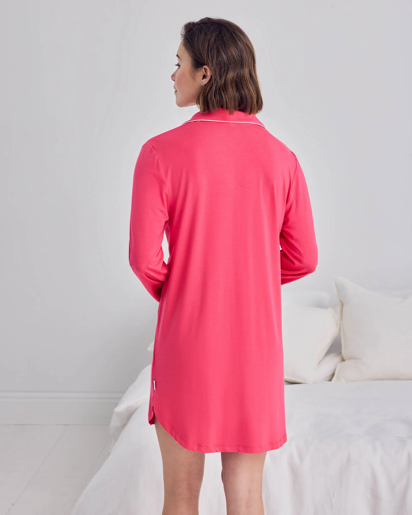TENCEL™ Modal Nightshirt - Hot Pink - Image 4