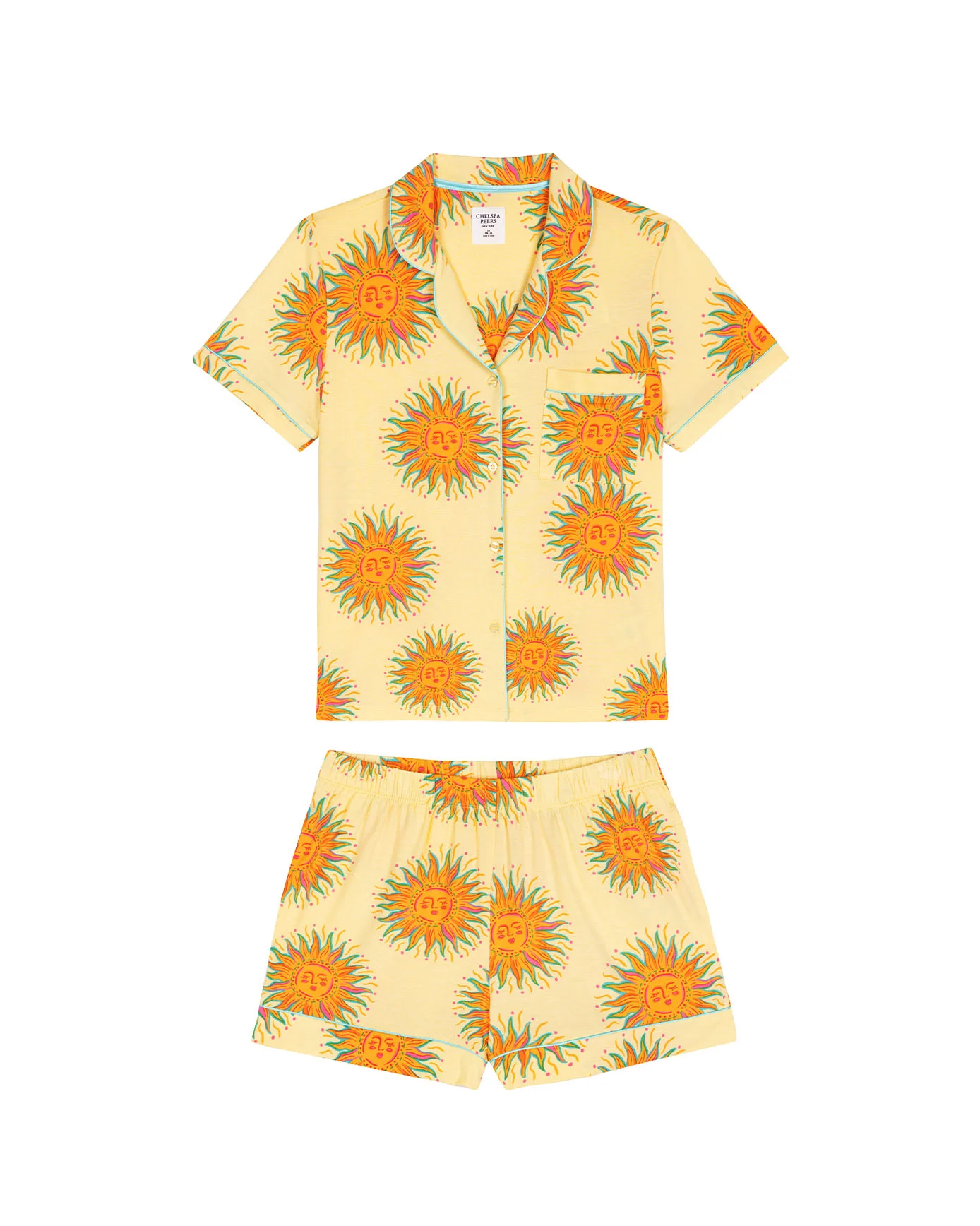 TENCEL™ Modal Sun Print Short Pyjama Set - Image 7