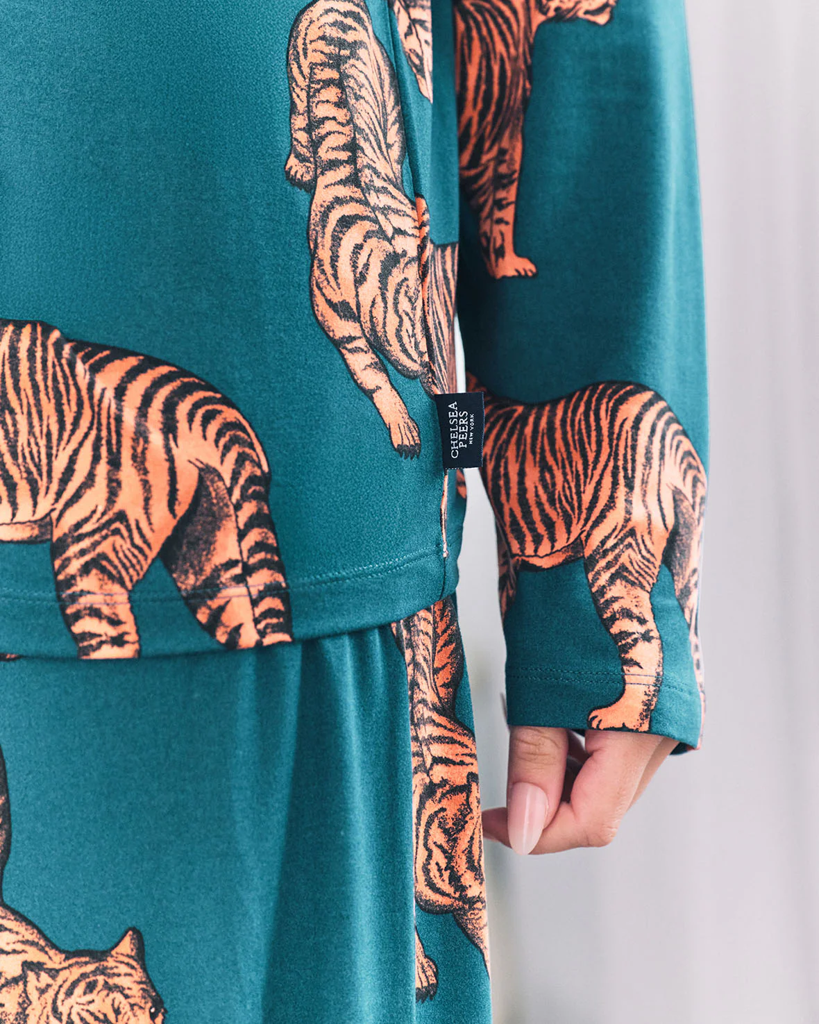 Tiger Print Long Pyjama Set - Image 5