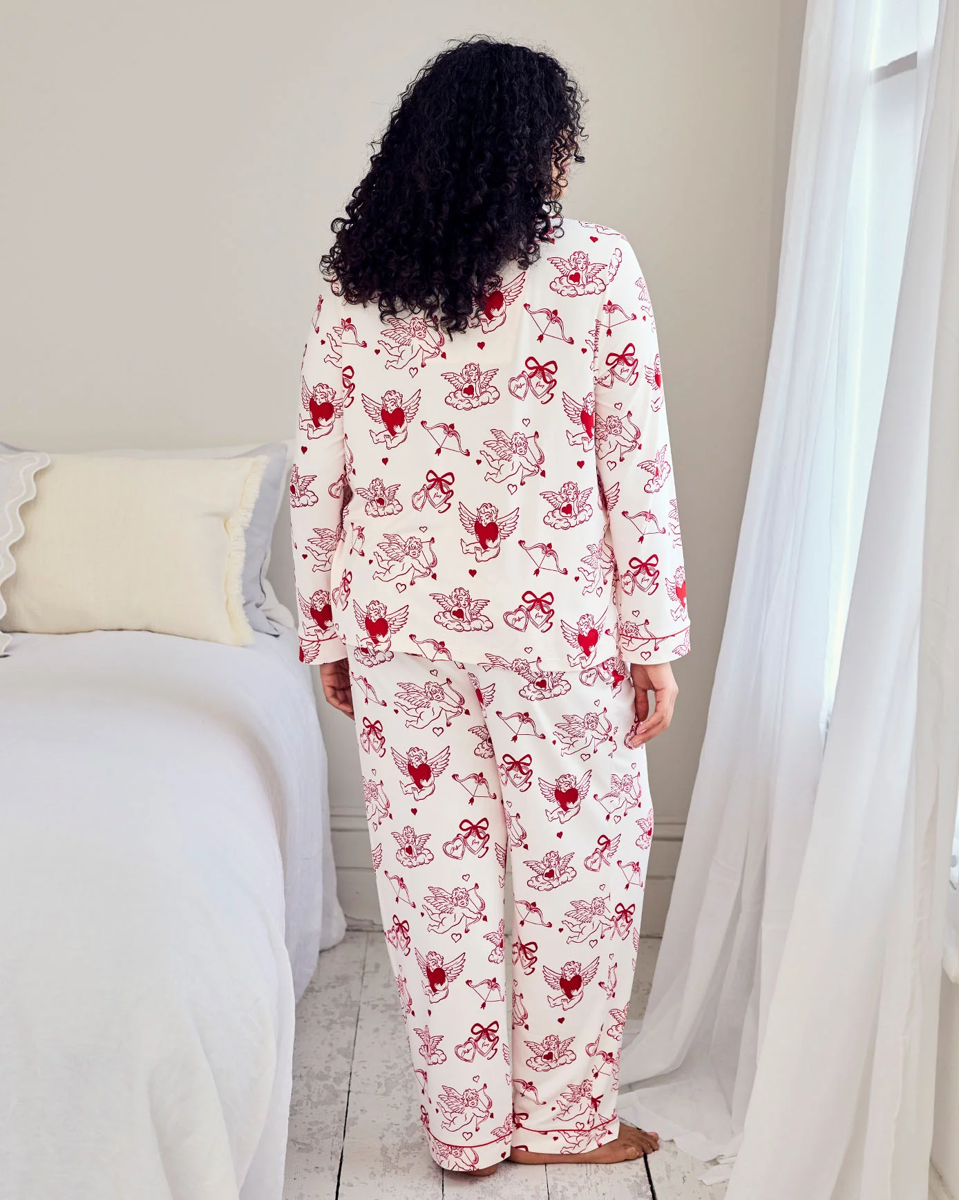 Cherub Print Long Pyjama Set - Image 7