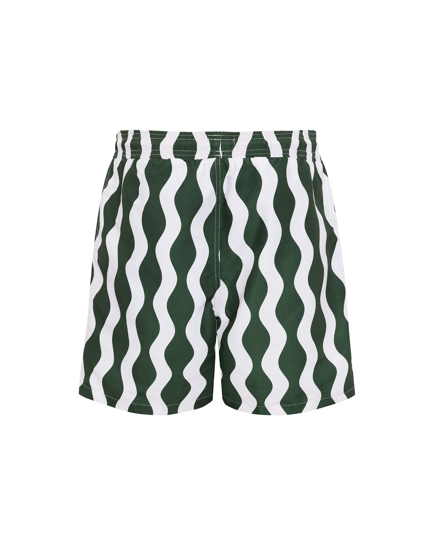 Wavy Stripe Print Swim Shorts - Image 6
